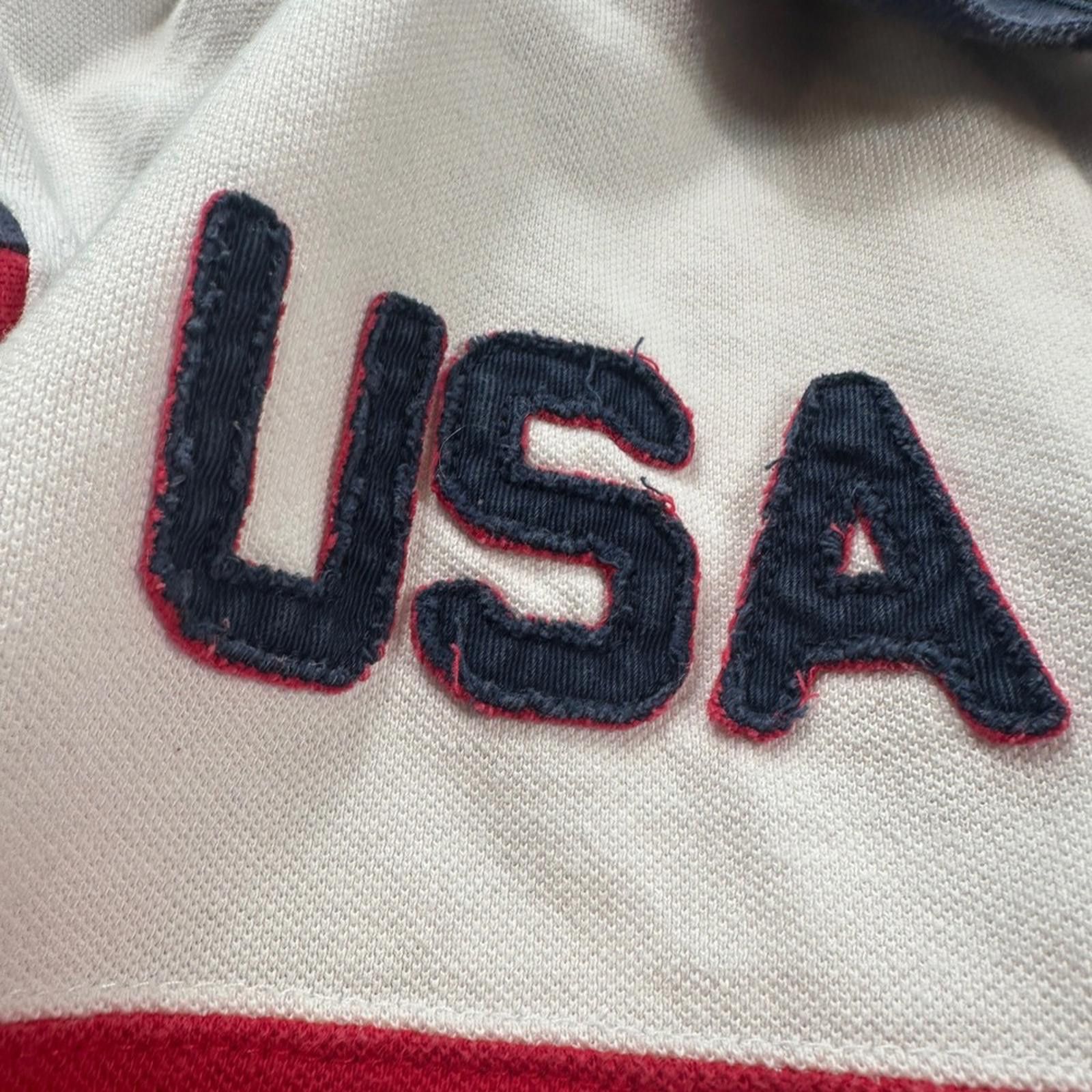 Tommy Hilfiger Tommy Hilfiger Mens USA Flag Custom Fit Polo Shirt XL 85 Size US XL / EU 56 / 4 - 6 Thumbnail