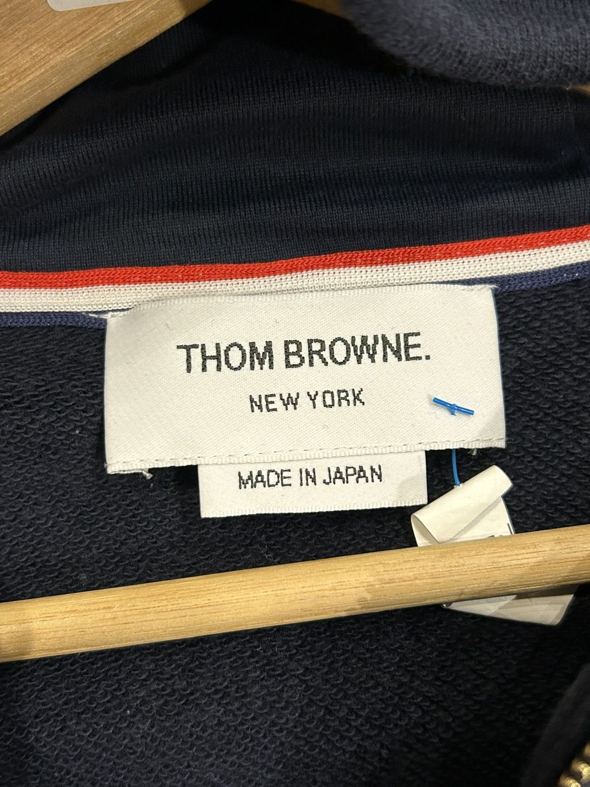 Thom Browne Thom Browne 4 Bar Zip Up Hoodie Size US XL / EU 56 / 4 - 4 Thumbnail