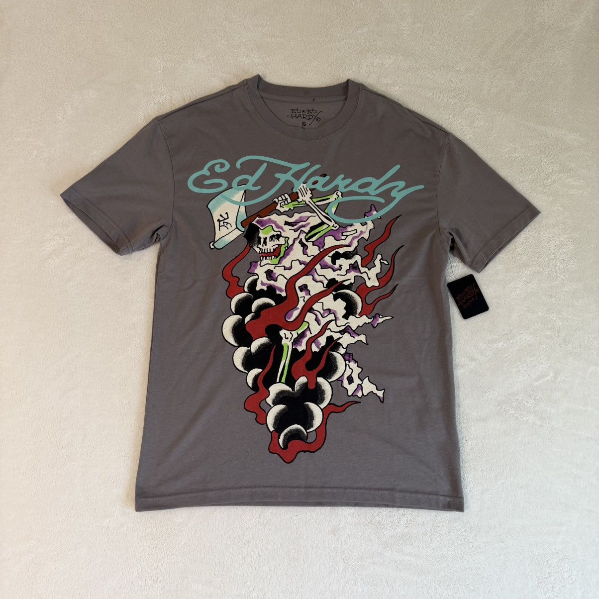 Ed Hardy Ed Hardy Reaper Graphic T-Shirt Size US S / EU 44-46 / 1 - 1 Thumbnail