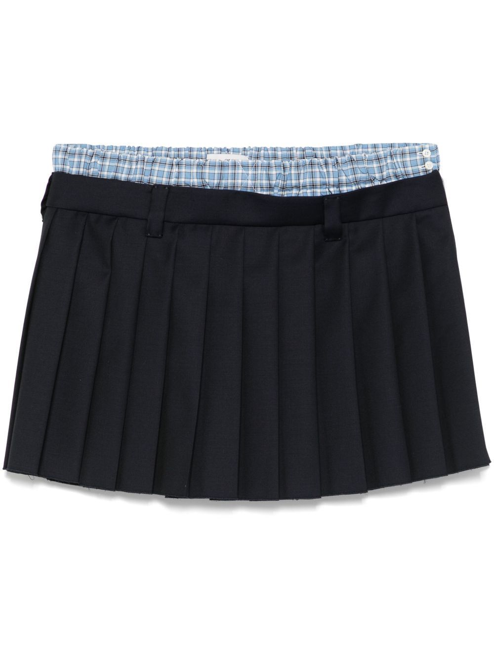 Miu Miu PLEATED MINI SKIRT Size 27" / US 4 / IT 40 - 1 Thumbnail