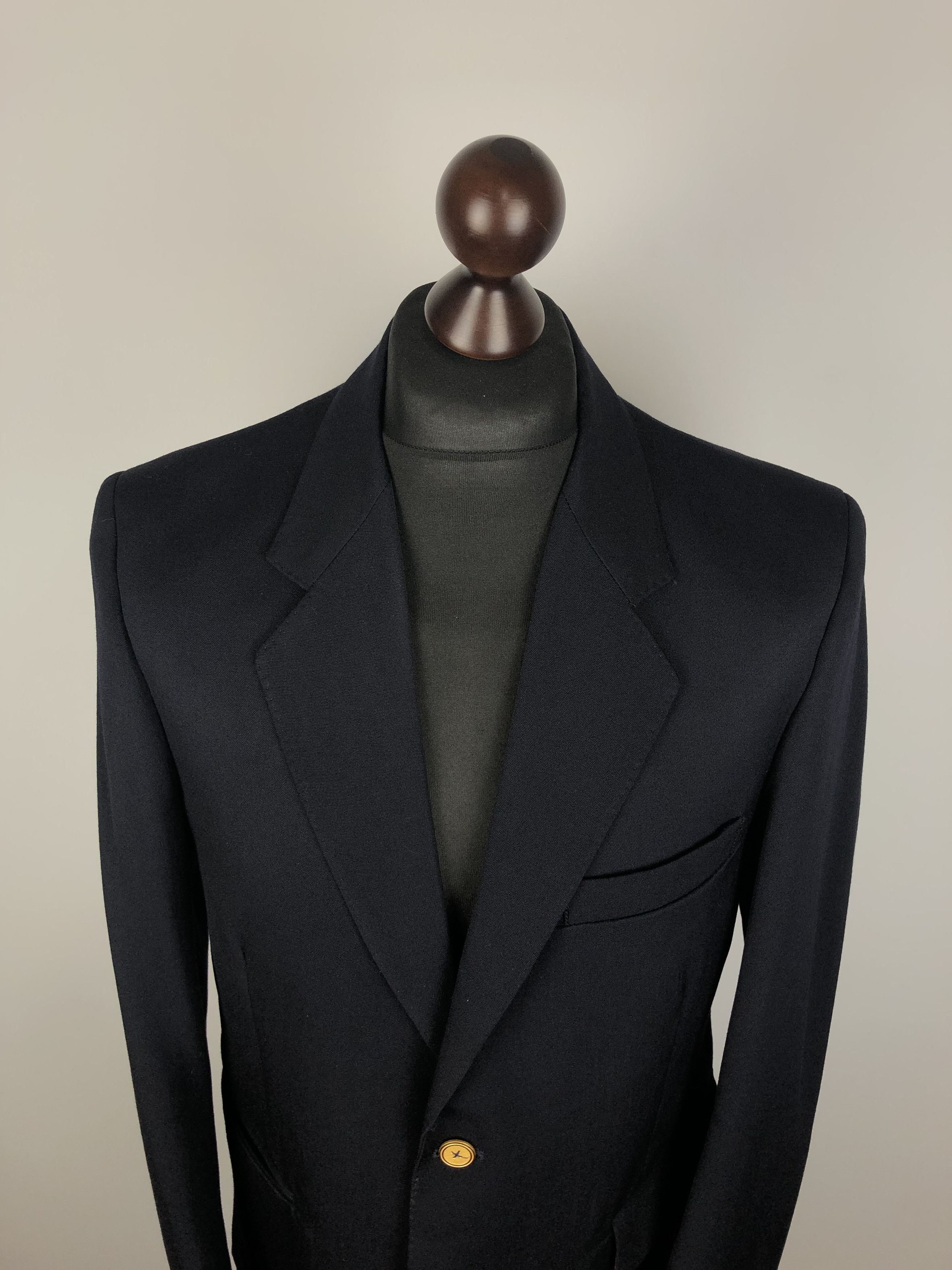 Holland & Sherry Holland & Sherry Wool Blazer + Gold H&S Buttons size M Size 38R - 3 Thumbnail