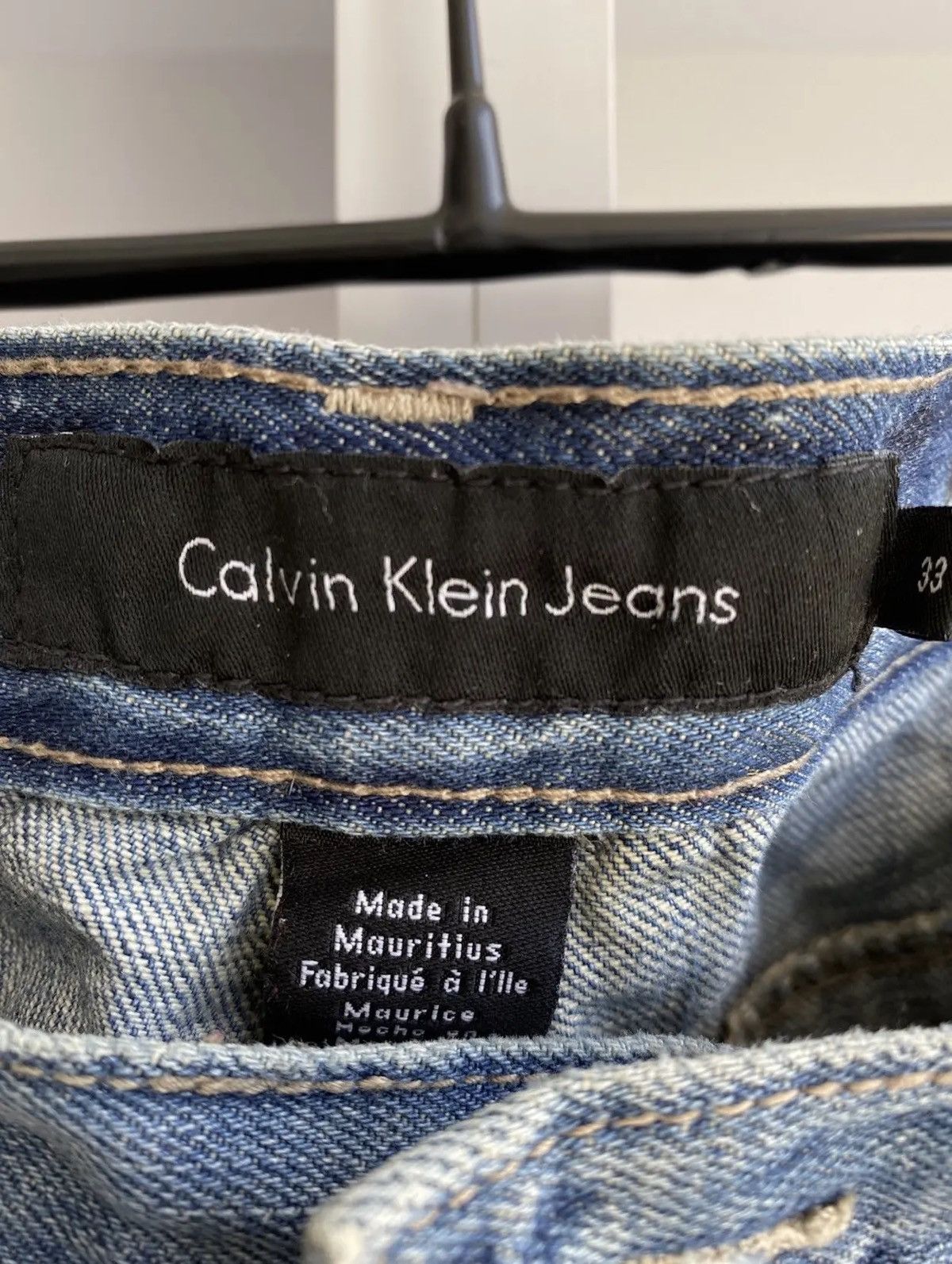 Calvin Klein × Vintage Vintage Calvin Klein Japanese style jeans pants Size US 33 - 3 Thumbnail