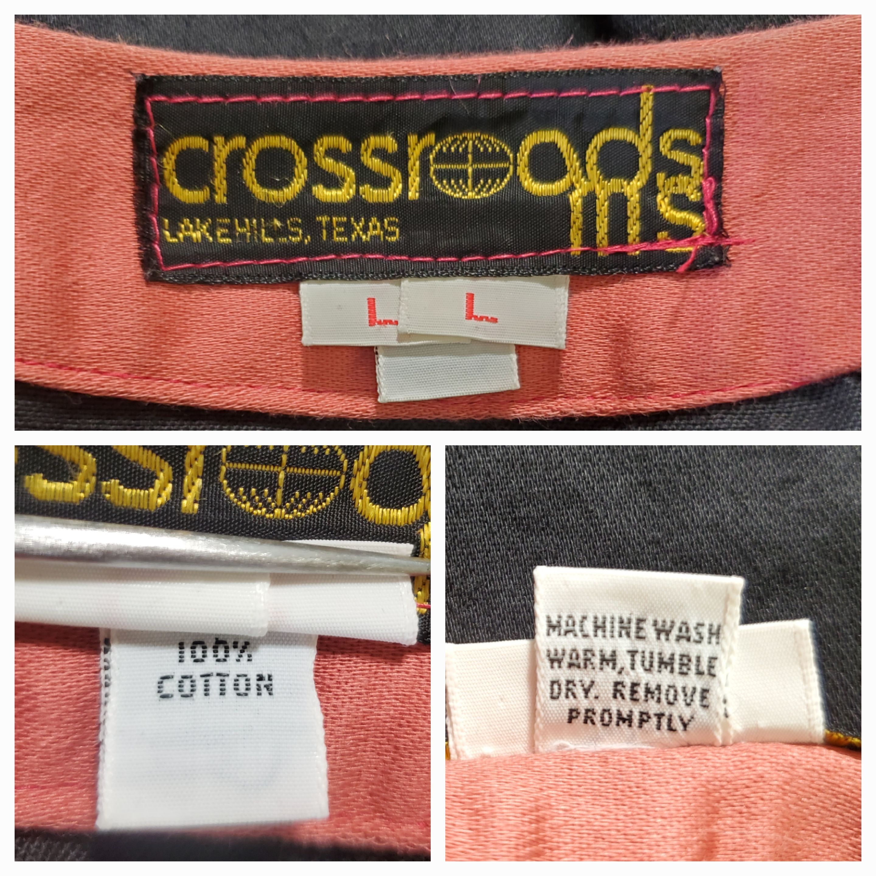 Other Crossroads MS Size L Jacket Cardigan 100% Cotton Hand Embro Size L / US 10 / IT 46 - 9 Thumbnail