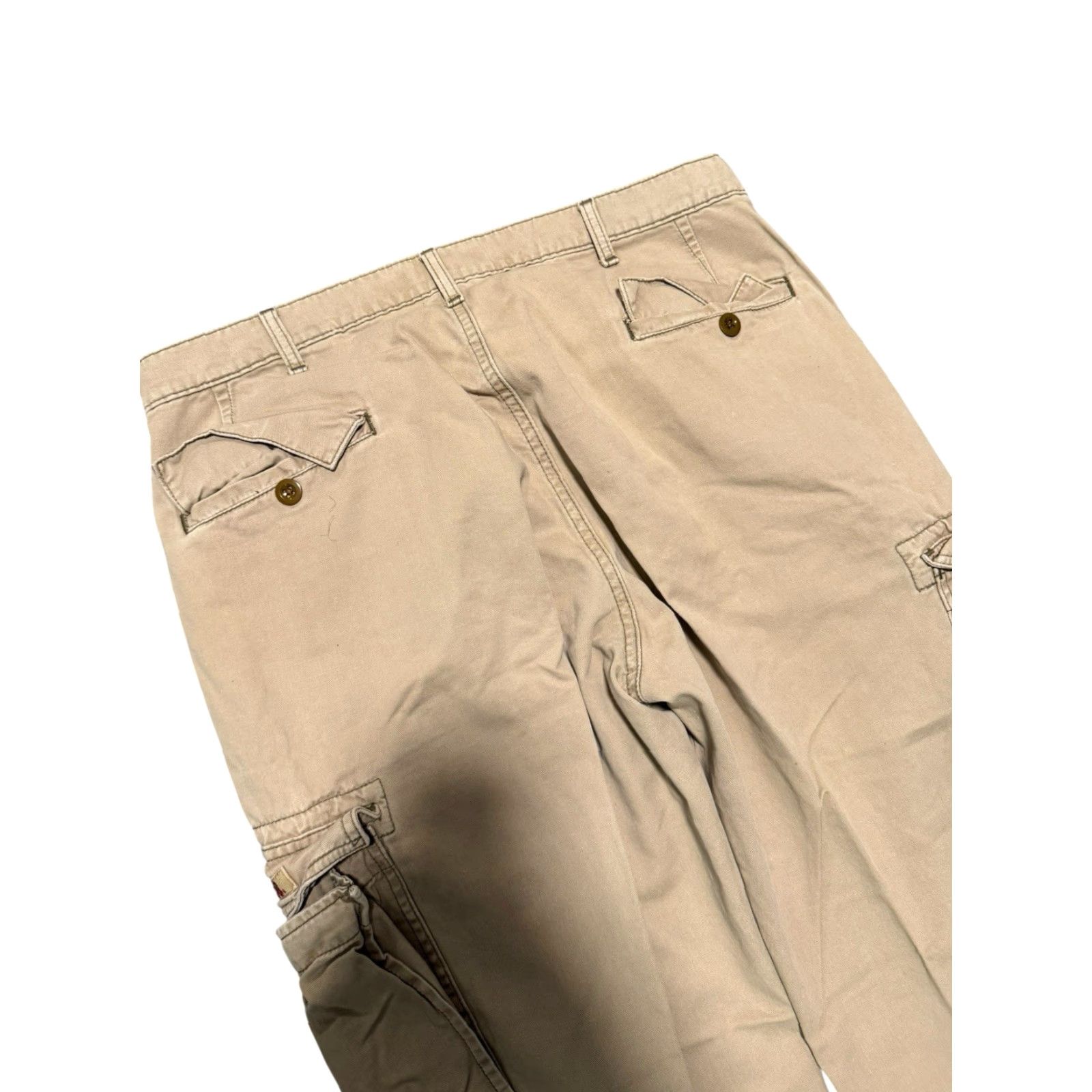 Polo Ralph Lauren VINTAGE Polo Ralph Lauren Polo Jeans Co Cargo Pants Mens 33x30 Khaki Read* Size US XS / EU 42 / 0 - 6 Thumbnail
