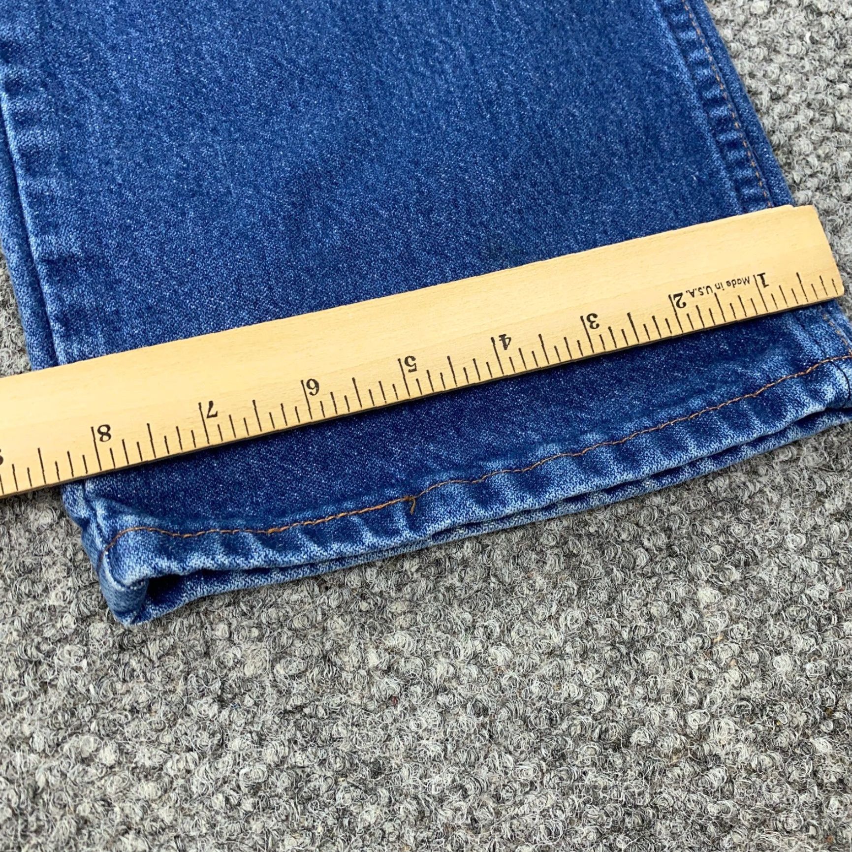 Wrangler VINTAGE Wrangler Cowboy Cut Jeans Mens 36x35 Straight Denim Blue 13MWZPW 5-Pocket USA Mens Jeans Size US 36 / EU 52 - 5 Thumbnail