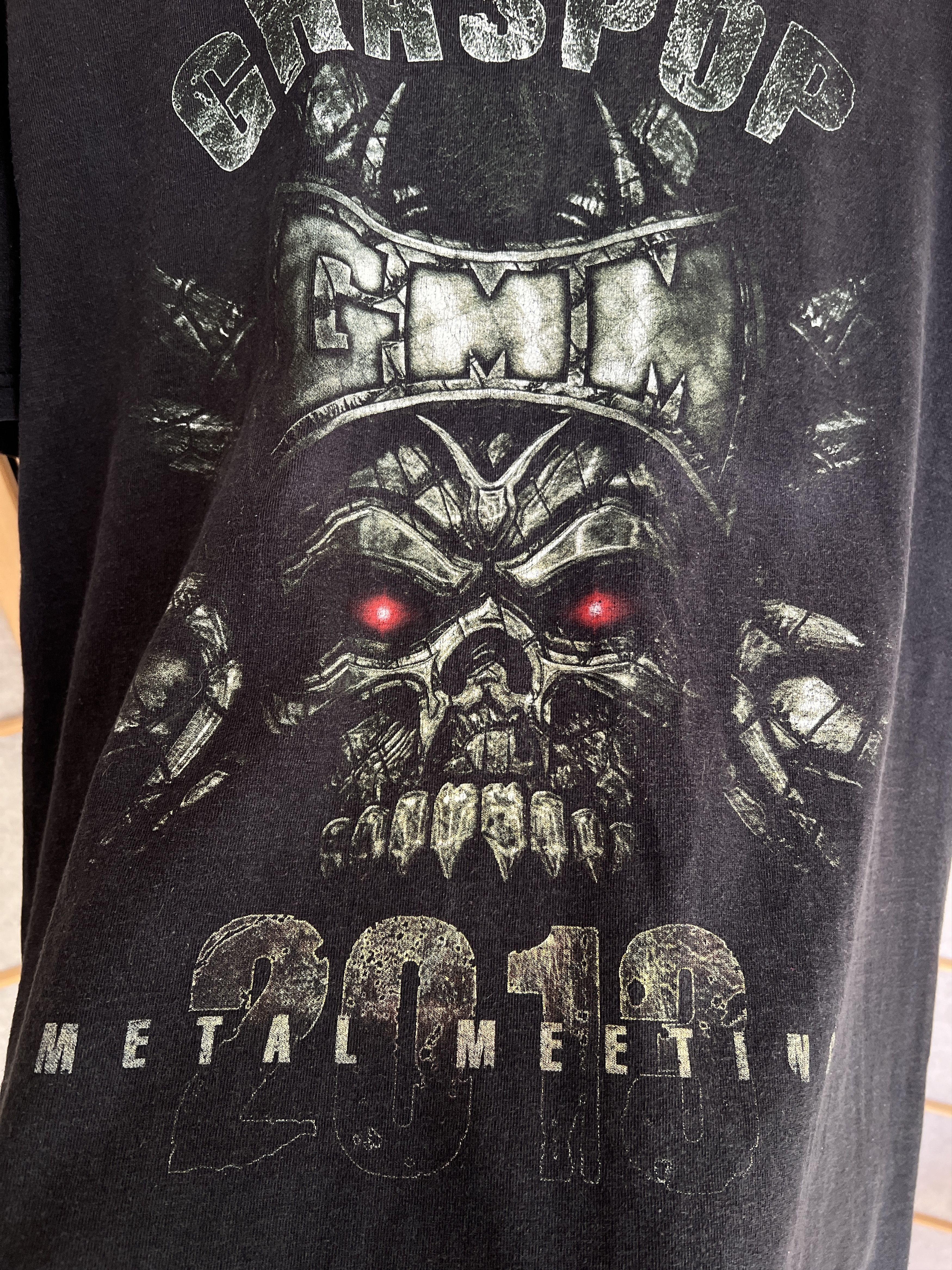 Vintage Rare! Graspop Metal meeting VTG 2013 faded sun t shirt tour Size US XL / EU 56 / 4 - 11 Thumbnail