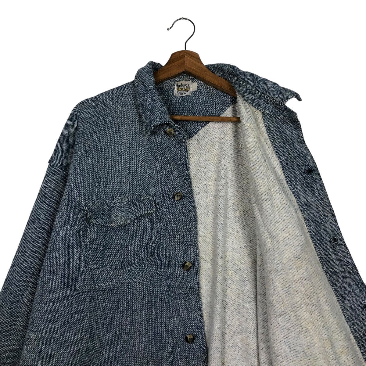 Vintage 🔥VINTAGE CHORE INDIGO BUTTON JACKET WALDI ISSEY MIYAKE Size US L / EU 52-54 / 3 - 14 Thumbnail