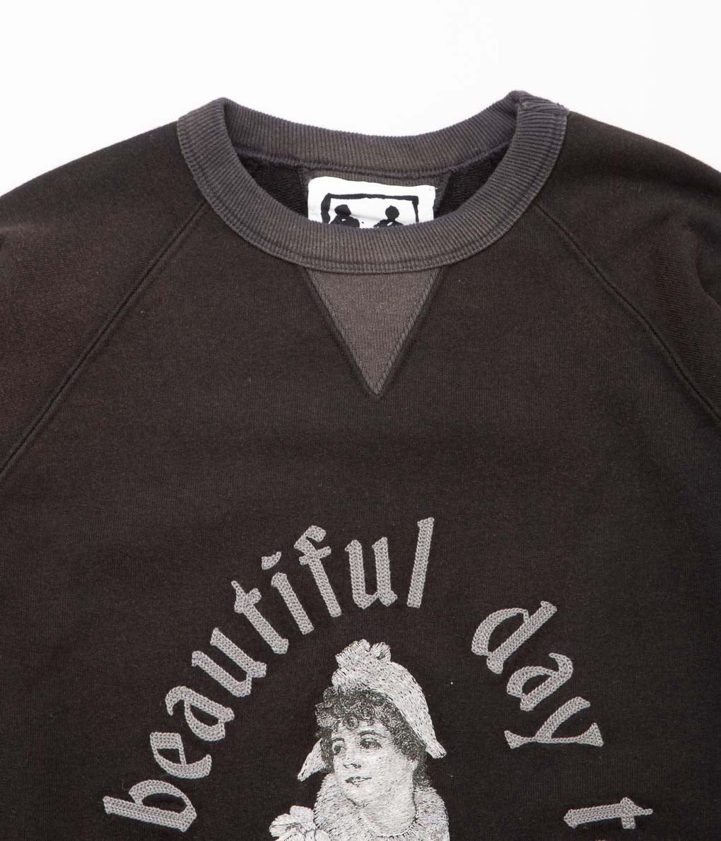 SAMUEL ZELIG RITUAL CREWNECK BLACK
