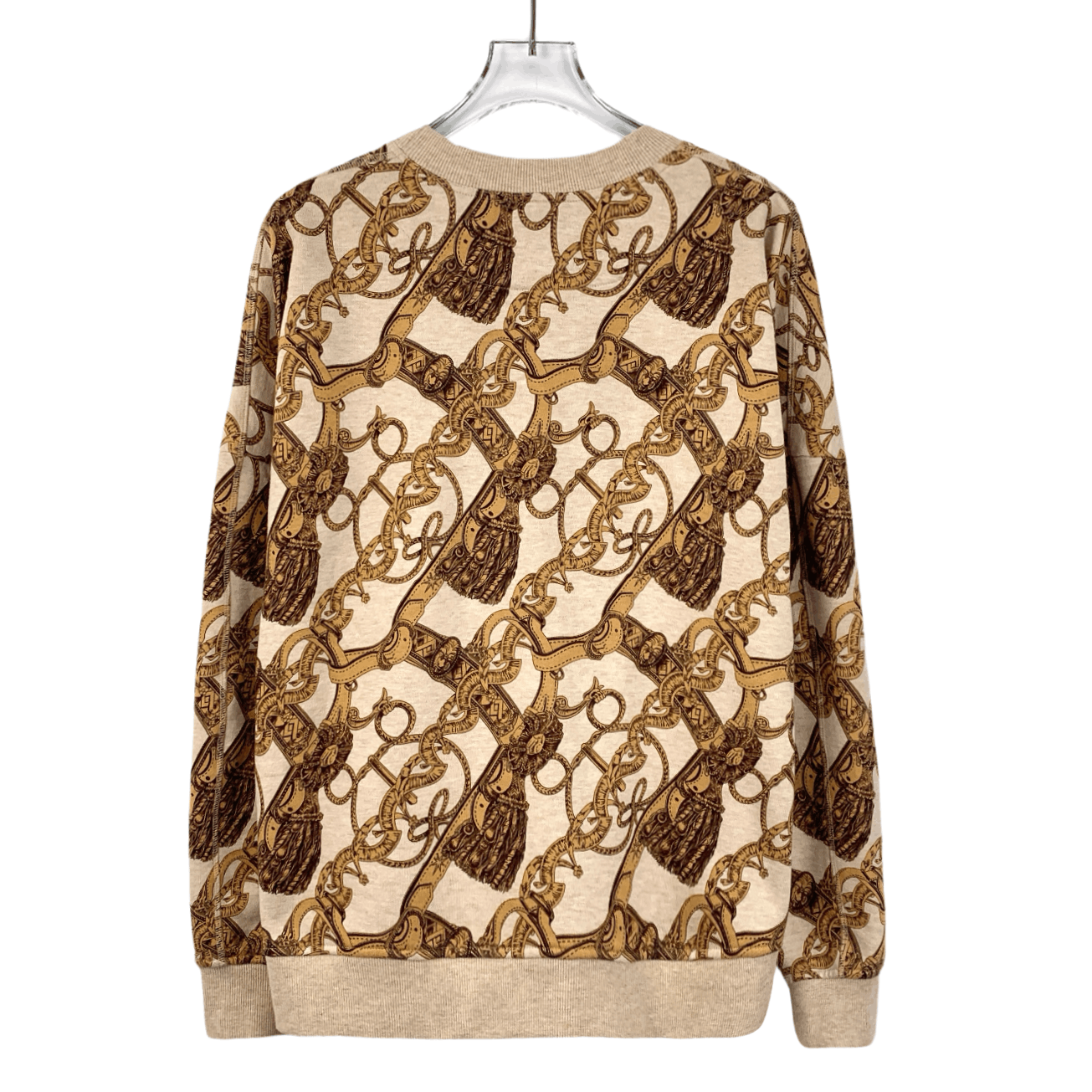 Hermes Hermès Sweatshirt – Print Cotton Crewneck (Size S) Size S / US 4 / IT 40 - 6 Thumbnail