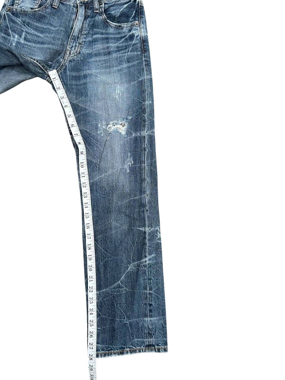 Kapital Vintage Skull Japanese Brand Sirmione Distressed Denim Jeans Size US 27 - 19 Thumbnail