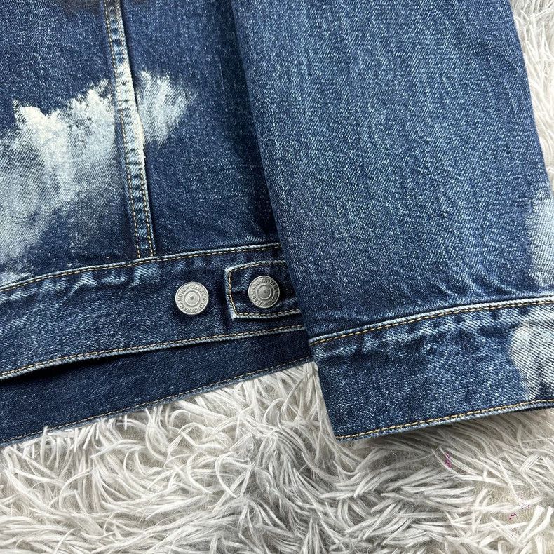 Yohji Yamamoto yohji yamamoto Tie-dyed ink-splash-ink denim jacket 2501-Ne Size US M / EU 48-50 / 2 - 9 Thumbnail