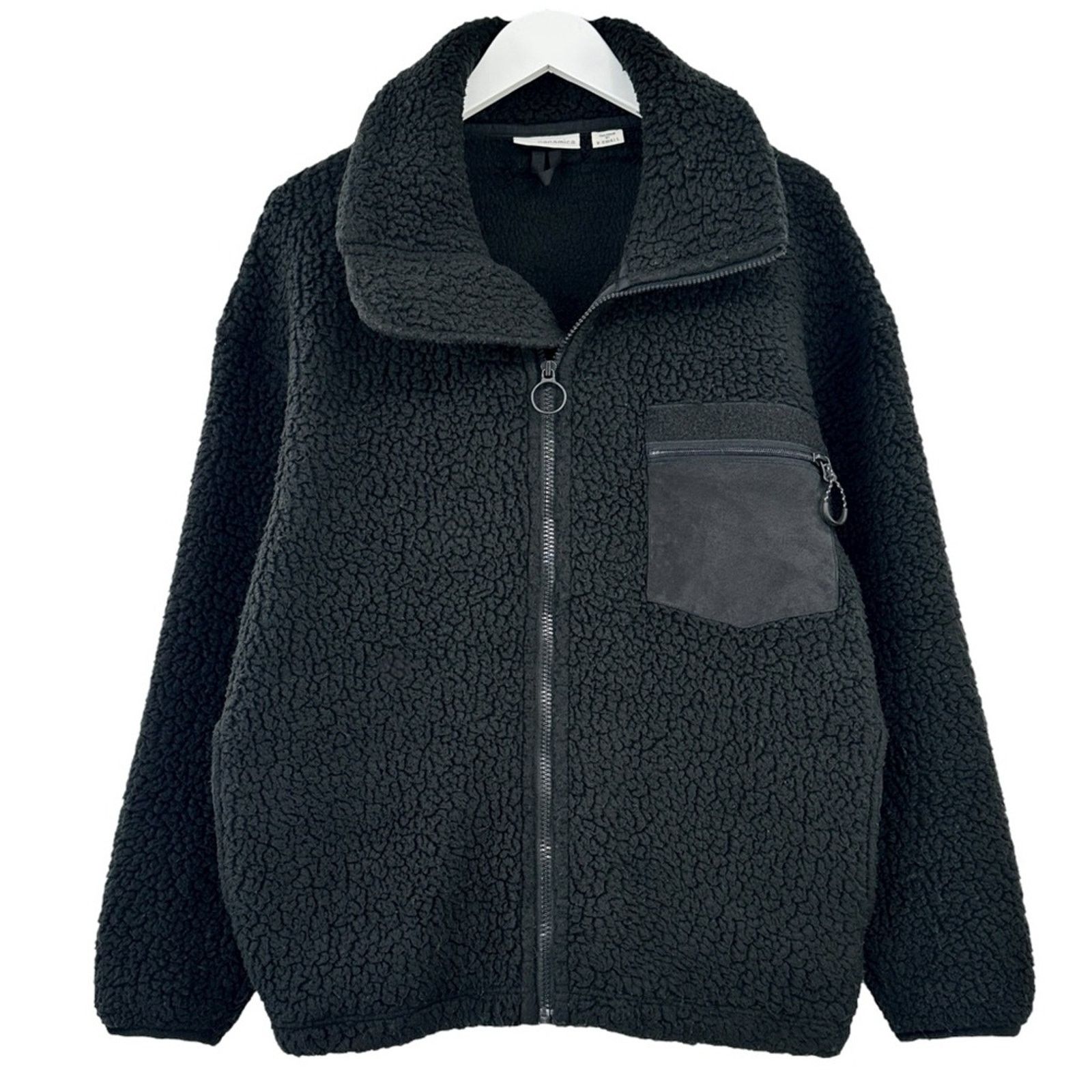 Nanamica Polartec Fleece Black Funnel Neck Oversized Loose Fit Jacket Size US M / EU 48-50 / 2 - 7 Thumbnail