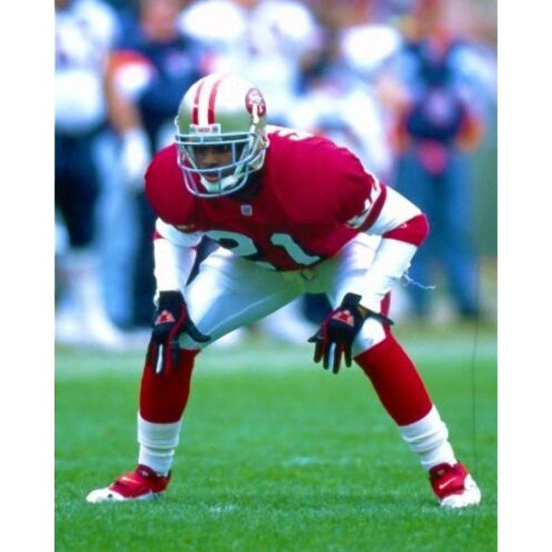 NFL × Starter SF 49ers DEION 1994 Sanders #21 APEX jersey L red NFL vtg Size US L / EU 52-54 / 3 - 8 Thumbnail