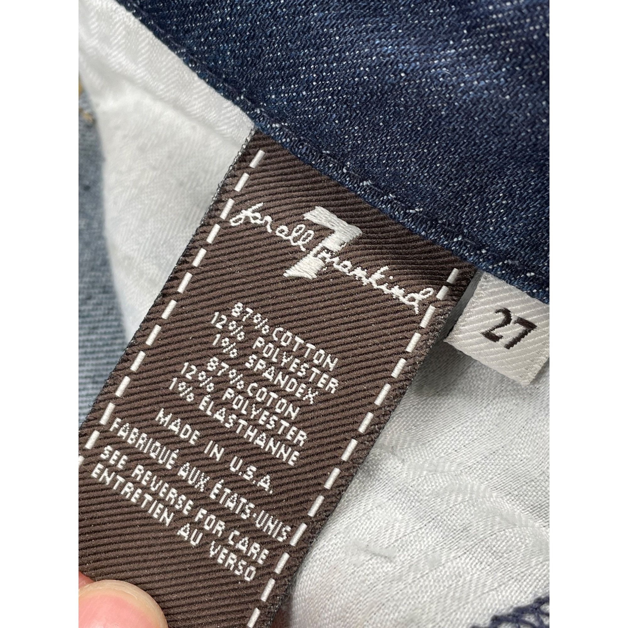 7 For All Mankind 7 For All Mankind SKU 7550 Bootcut Womens Denim Jeans Size 2 Size 27" / US 4 / IT 40 - 11 Thumbnail