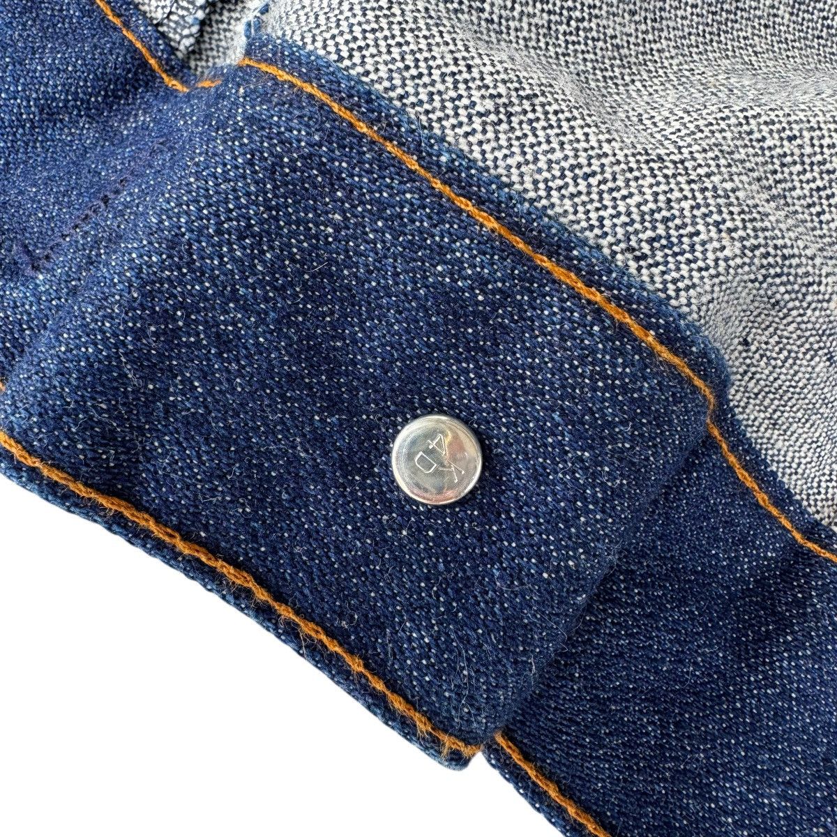 Vintage × Wrangler 74126NV 70s True Vintage Wrangler Navy Denim Trucker Jacket Size US XXS / EU 40 - 20 Thumbnail