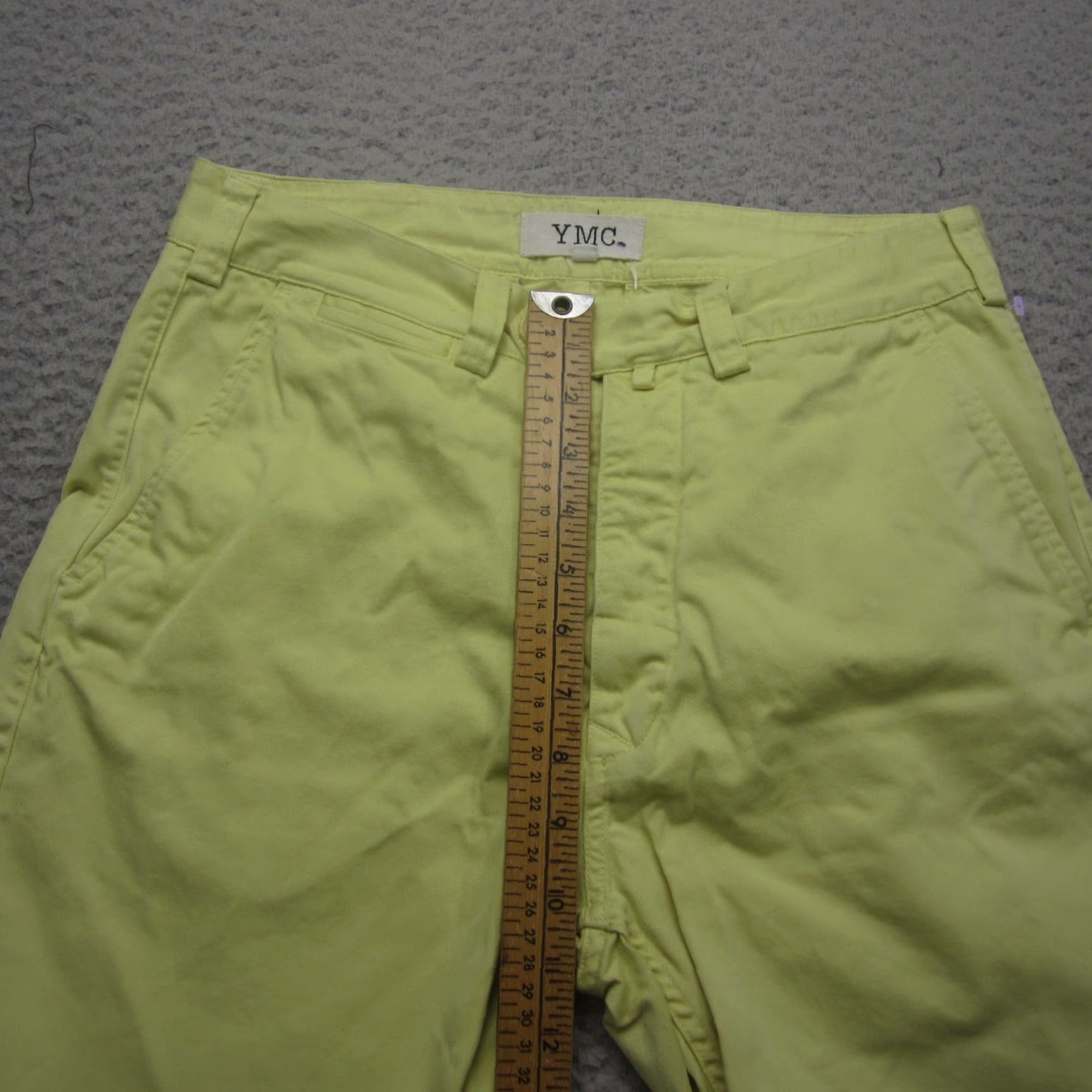 YMC YMC Shorts Mens 28 Yellow Chino Casual Preppy Cotton Mid Length 5-Pocket Flat Front Vintage No Mens Size US 28 / EU 44 - 7 Thumbnail