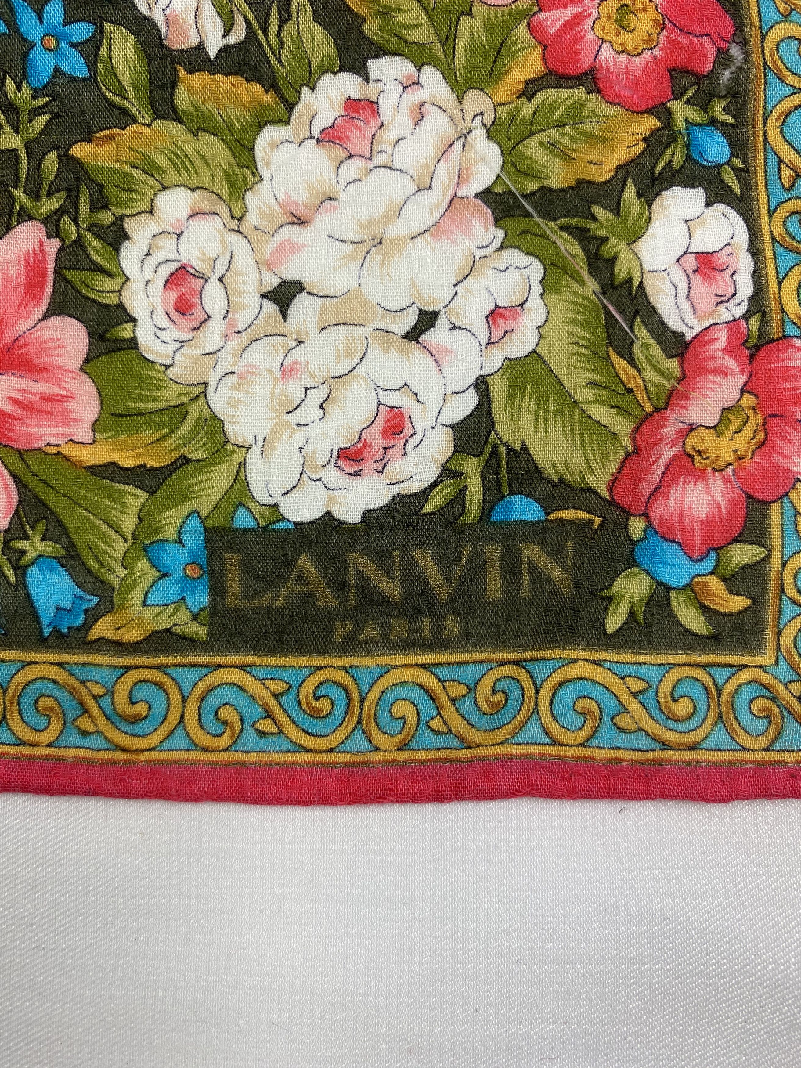 Lanvin × Vintage Lanvin Handkerchief / Bandana / Neckerchief Size ONE SIZE - 5 Thumbnail
