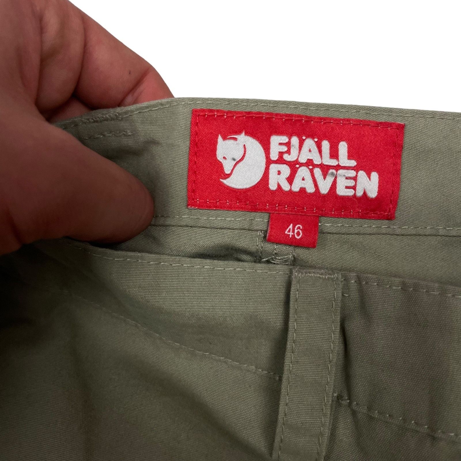 Fjallraven Fjallraven G-1000 Mens Olive Green Polyester Cargo Shorts 46 Size US 30 / EU 46 - 7 Thumbnail
