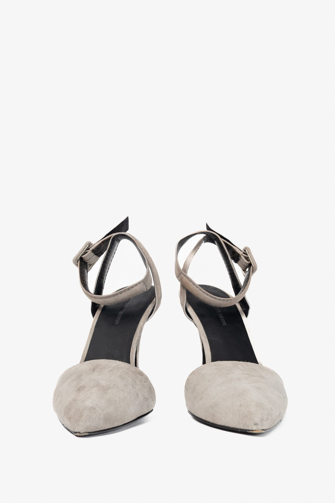 Alexander Wang Alexander Wang Lovisa Taupe Suede Pointed-Toe Pumps Size US 5.5 / IT 35.5 - 2 Thumbnail