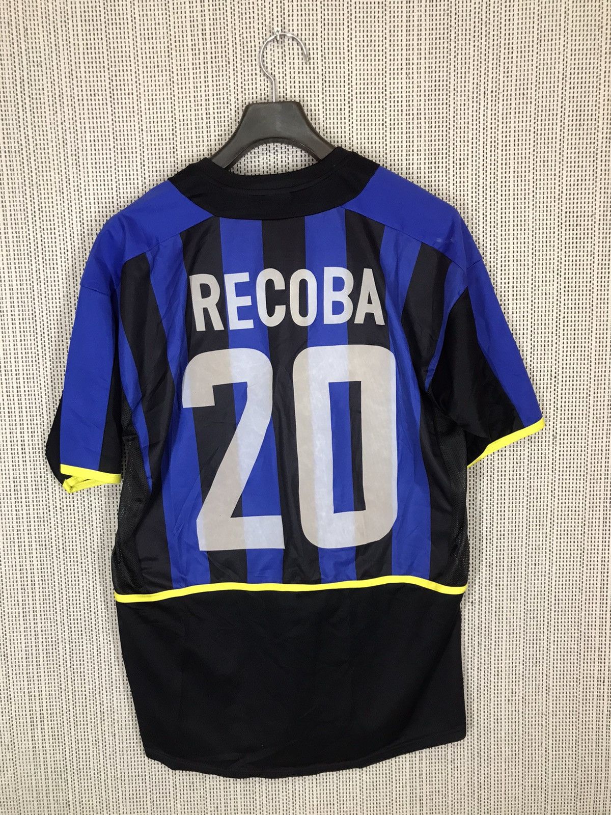 Vintage ‼️VINTAGE INTER MILAN "RECOBA 20" JERSEY MADE IN THAILAND‼️ Size US XL / EU 56 / 4 - 2 Thumbnail