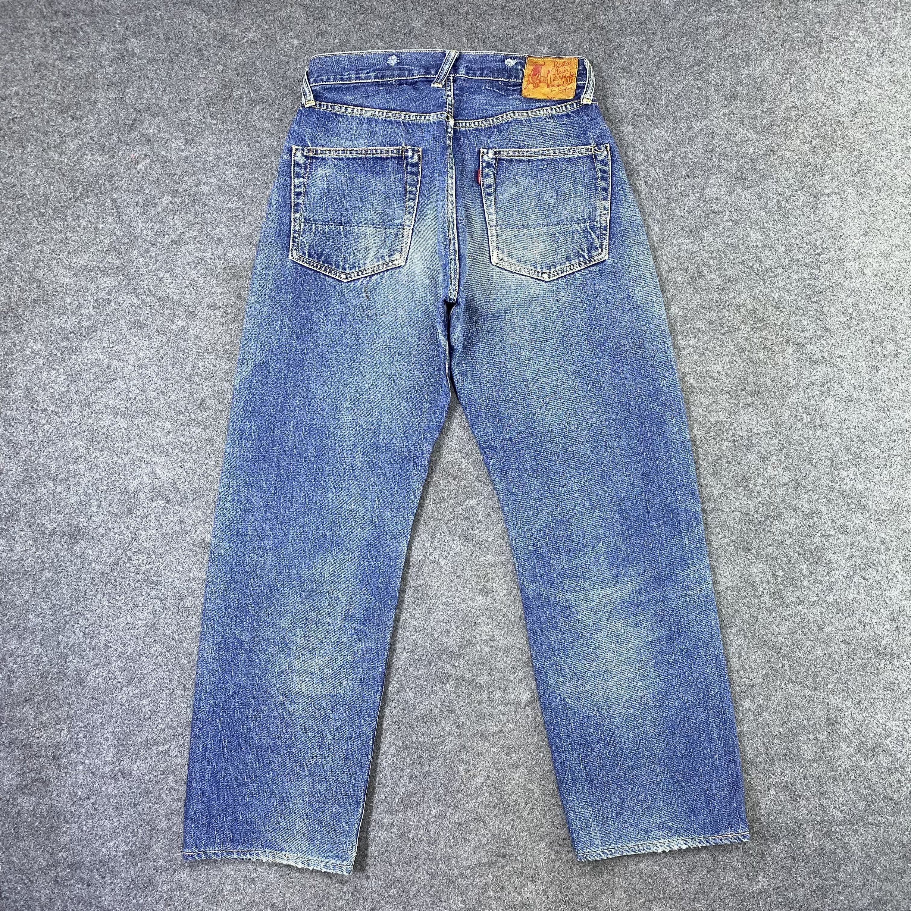 Evisu × Vintage Vintage Evis Selvedge Blue Wash Denim Jeans-J1154 Size US 31 - 3 Thumbnail
