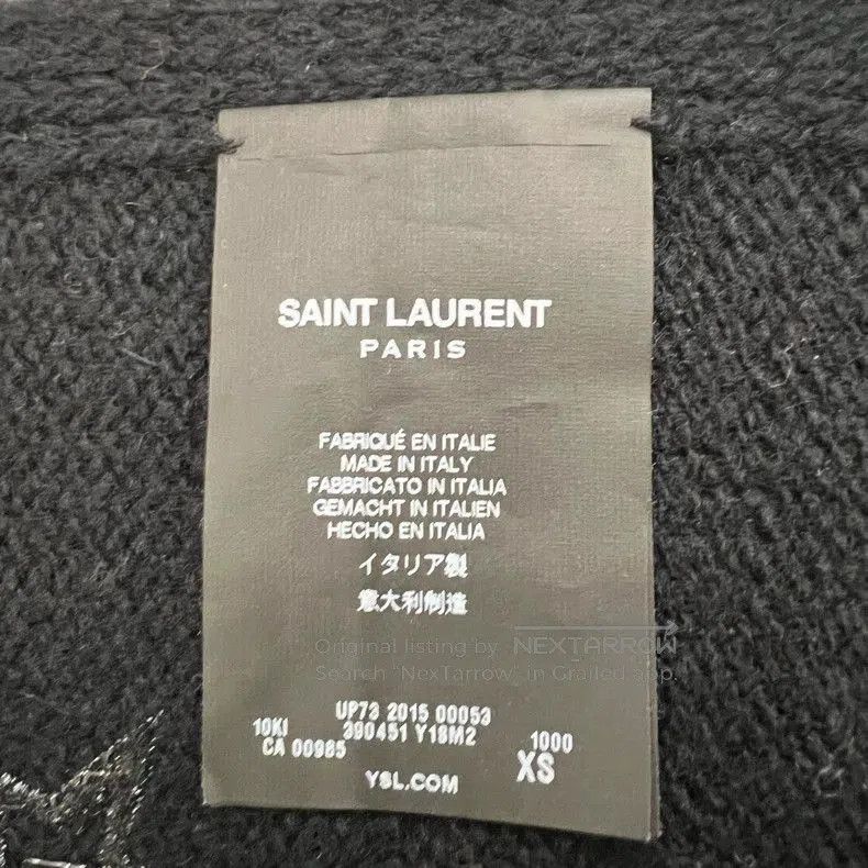 Saint Laurent Paris Saint Laurent Paris Star Print Poncho. Size US XS / EU 42 / 0 - 4 Thumbnail