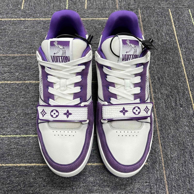 Louis Vuitton Louis Vuitton Trainer Low-Top Fashion Sneakers -2508 Size US 8 / EU 41 - 2 Thumbnail