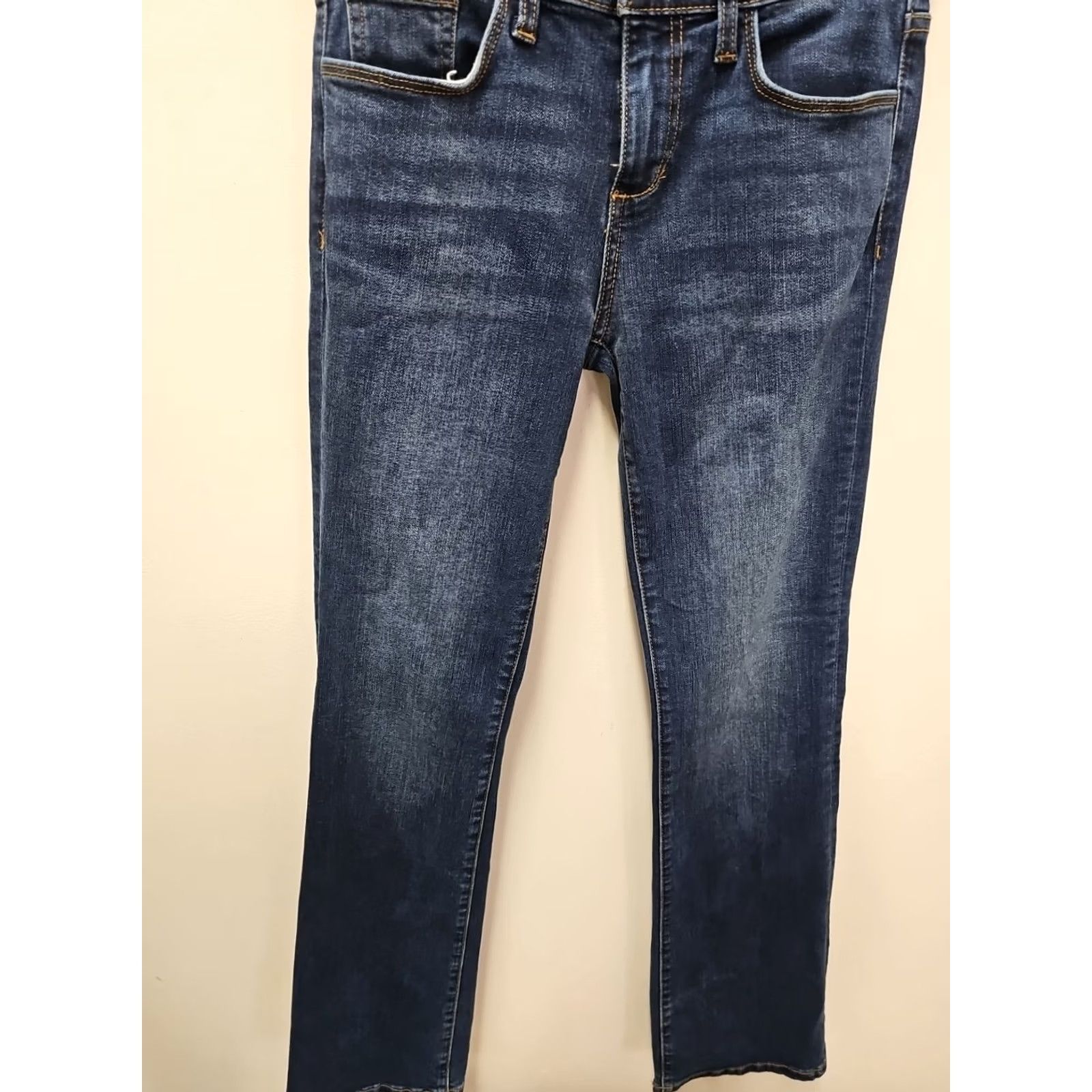 Vintage Joe's Jeans Provocateur Blue Dark Wash Bootcut Jeans Women 25 Regular 30in Inseam Denim 5-Pocket Slimming Stretch Size 42" / US 20 - 3 Thumbnail