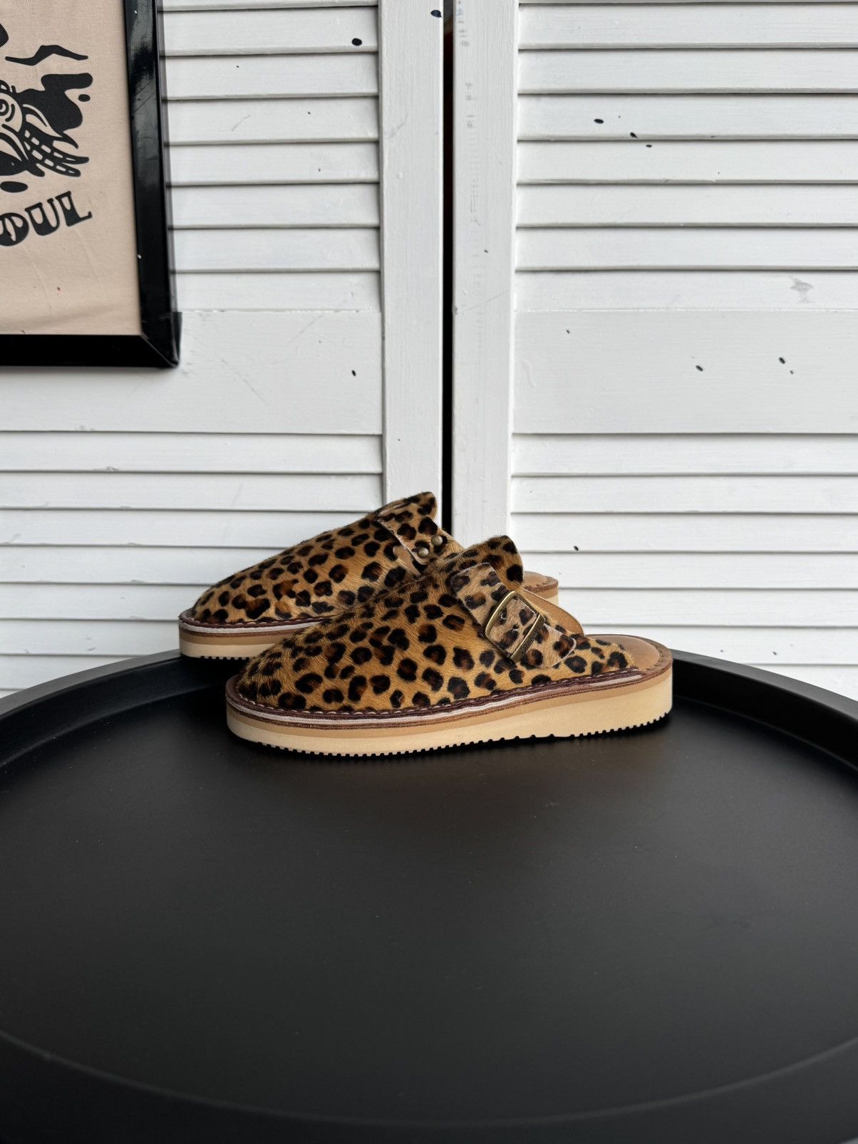 Fracap YMC X FRACAP Calfskin Pony Hair Mules - Leopard Print Size US 6 / IT 36 - 6 Thumbnail