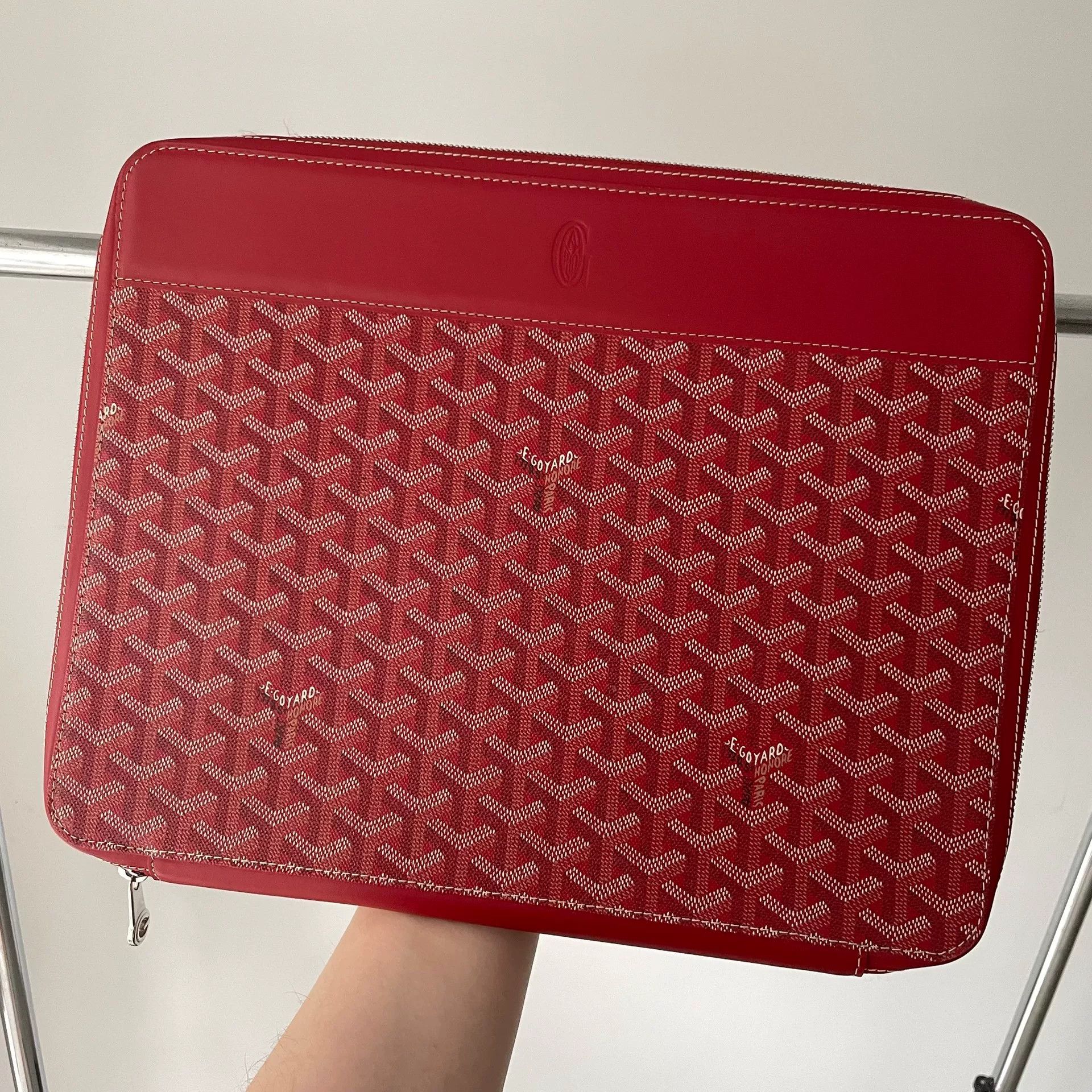 Goyard Goyard Red Laptop Briefcase Size ONE SIZE - 1 Thumbnail