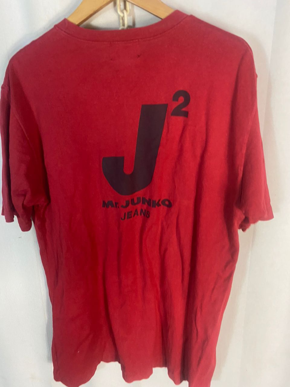Mr. Junko Vintage mr junko jeans spellout backhit tshirt Size US L / EU 52-54 / 3 - 10 Thumbnail
