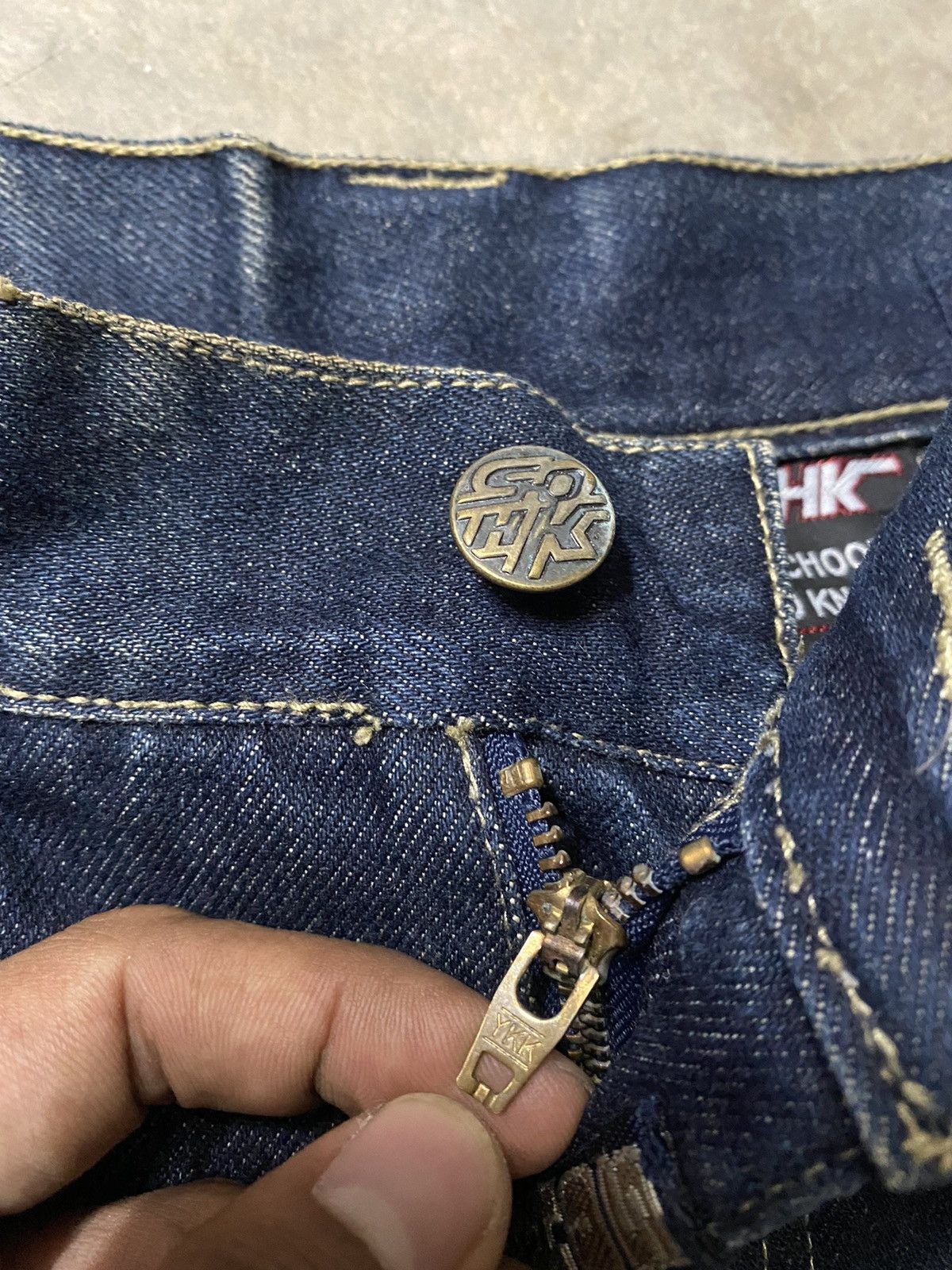 Hysteric Glamour × JNCO × Jean Y2k Baggy Jeans School of Hard Knocks p173 Size US 33 - 15 Thumbnail