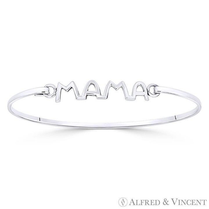 Other "Mama" Script Charm Bracelet in .925 Sterling Silver Size ONE SIZE - 1 Preview