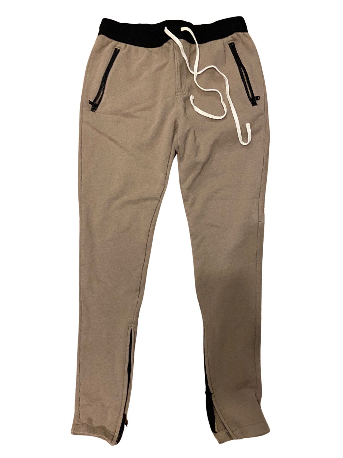 image of Essentials Drawstring Pants Us M in Stucco, Men's (Size 32)