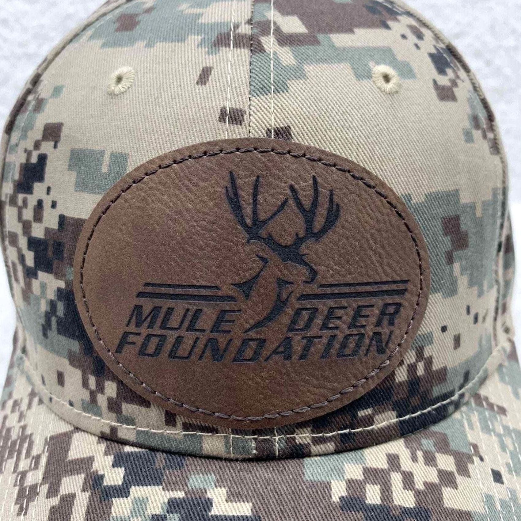 Vintage Otto Camo Baseball Hat Mens Mule Deer Foundation Patch Hook Loop BDU Digital Dad Size ONE SIZE - 2 Thumbnail