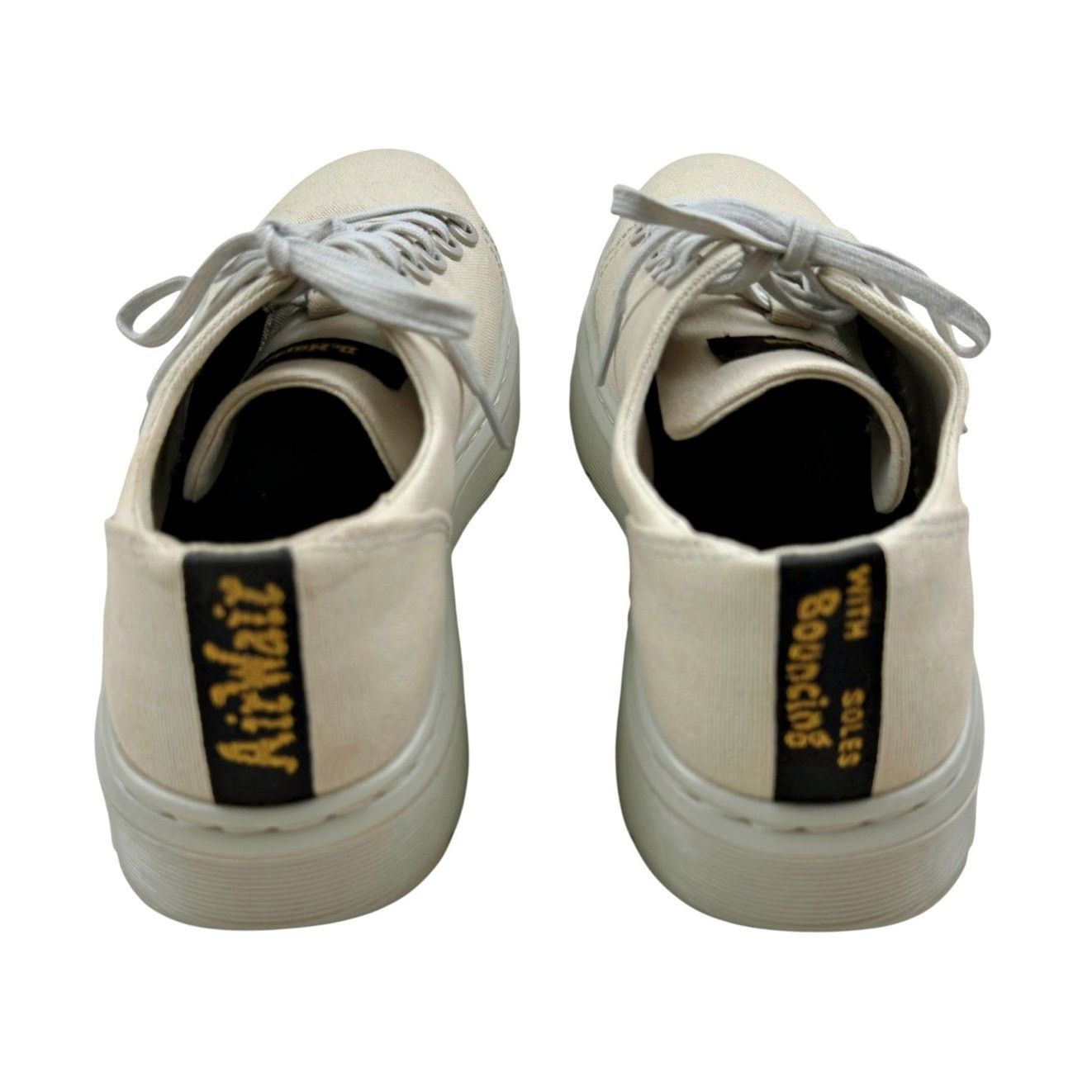 Dr. Martens Dr. Martens Dante Canvas Low-top Sneakers Parchment Beige Size US 7 / IT 37 - 2 Thumbnail