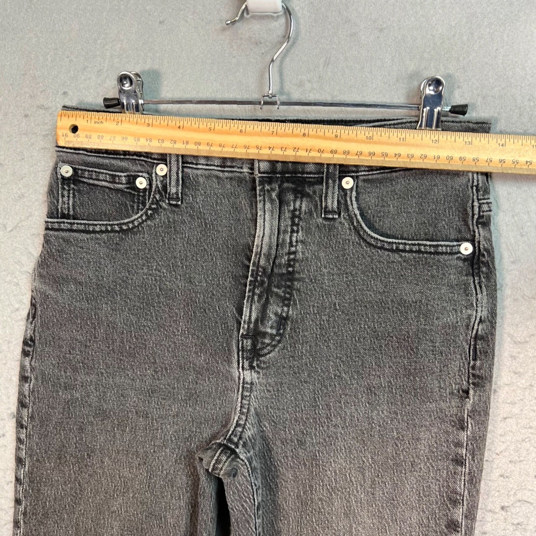 Madewell VINTAGE Madewell Womens Jeans The Perfect Gray High Rise Slim Fit Denim Size 25 Size 42" / US 20 - 5 Thumbnail
