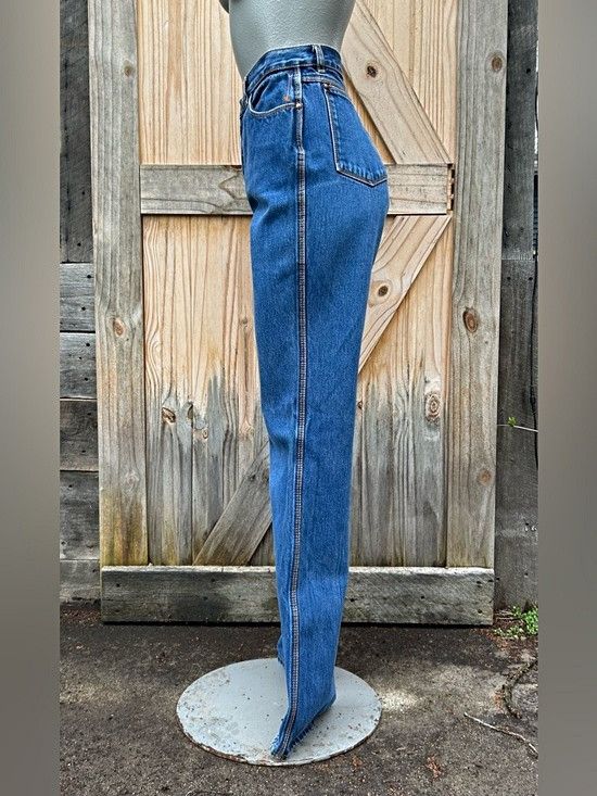 Gloria Vanderbilt Vintage Gloria Vanderbilt Murjani High Rise Boot Cut Jeans Size 29" - 3 Thumbnail