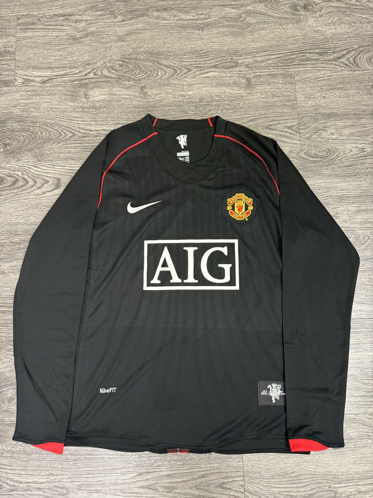 Nike × Vintage 2007/2008-Manchester-United-Ronaldo-Black-S Size US S / EU 44-46 / 1 - 2 Thumbnail