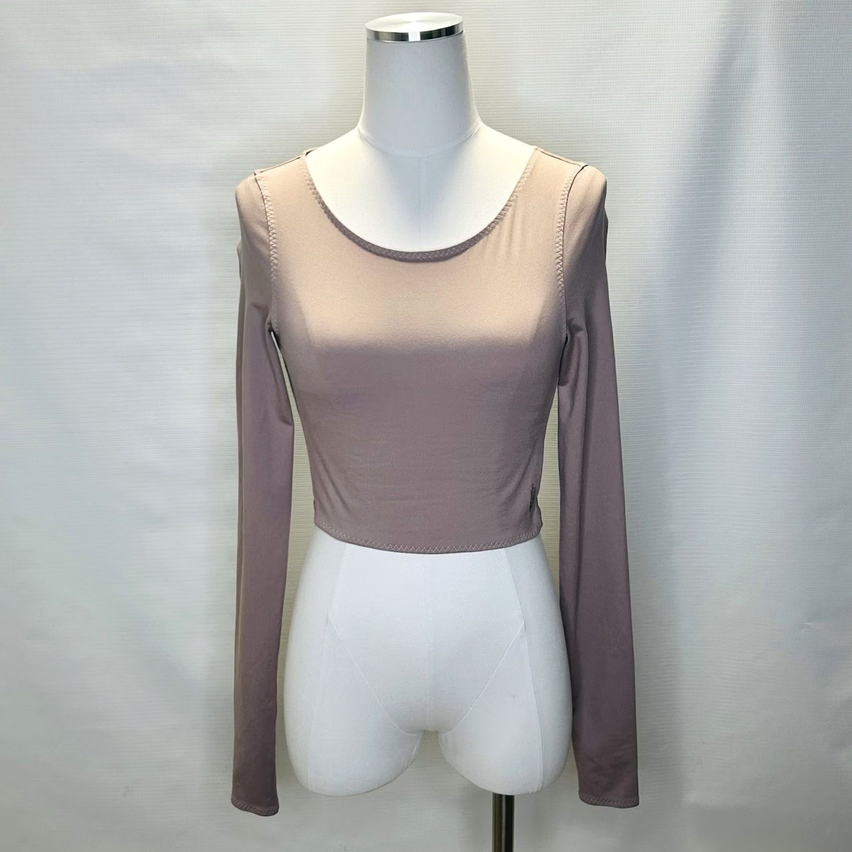 Free People Free People Womens Purple Very Prairie Layer Long Sleeve Crop Blouse XS Size XS / US 0-2 / IT 36-38 - 3 Thumbnail