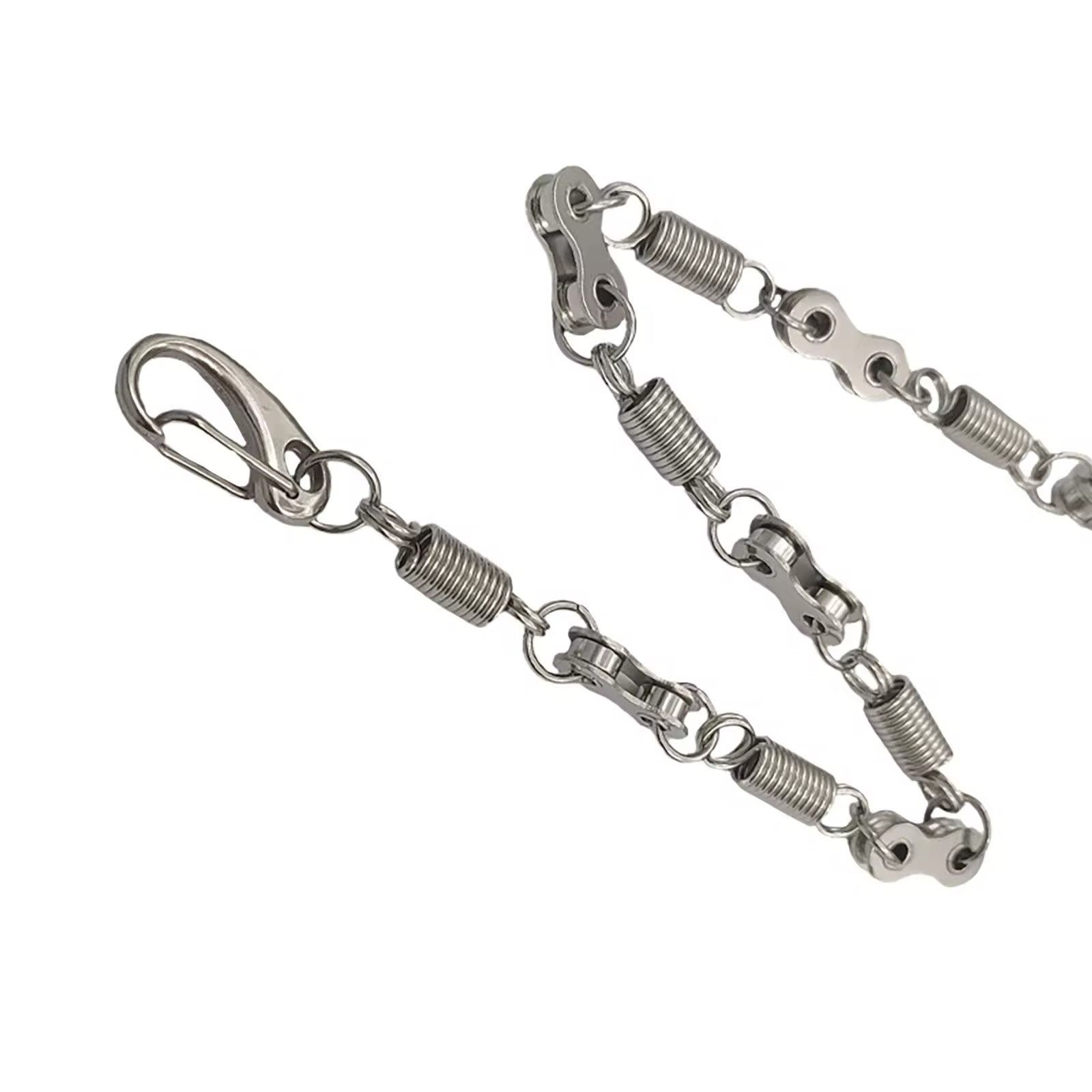 Jewelry Biker Link Springs Chain Size ONE SIZE - 3 Thumbnail