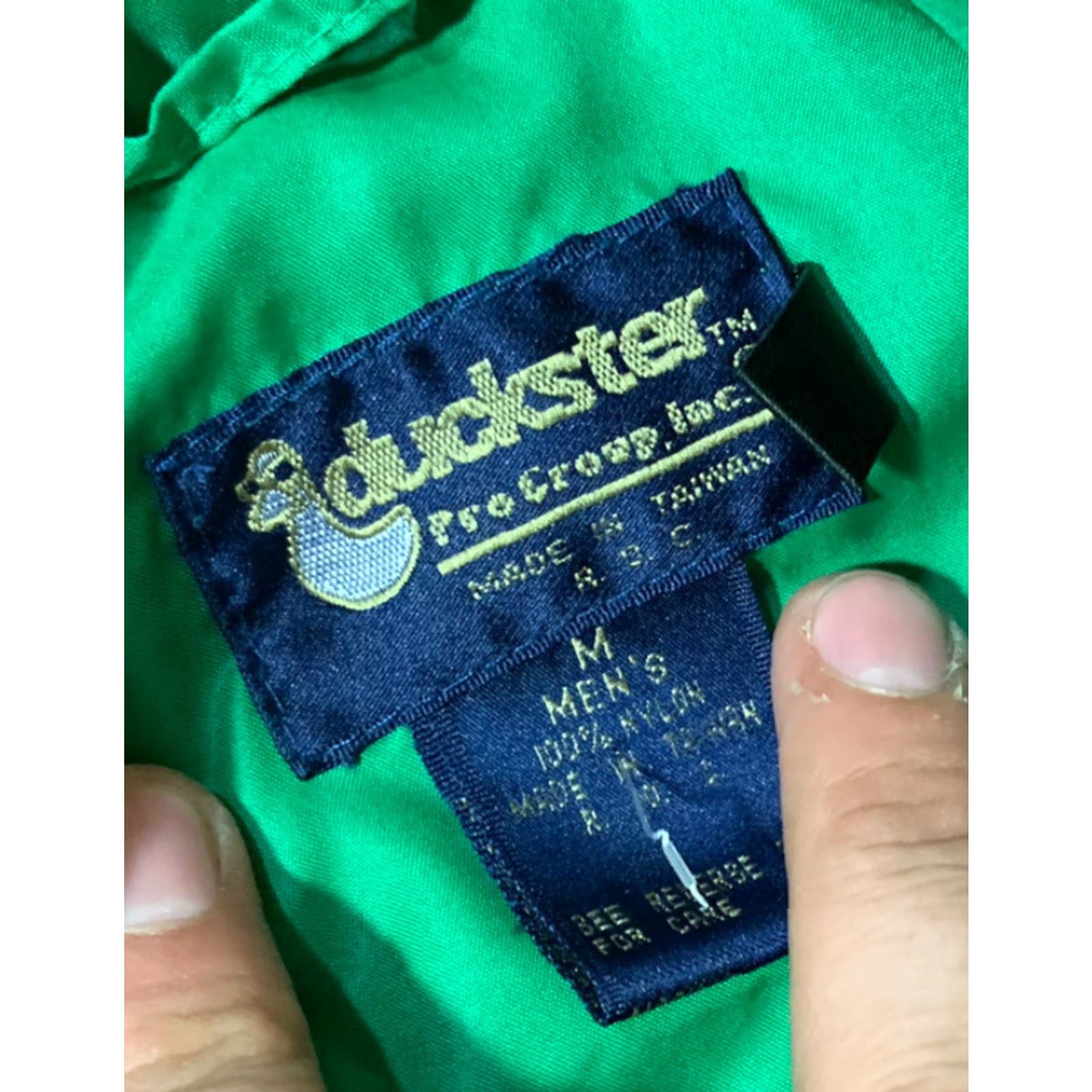 Vintage VINTAGE Duckster Green Windbreaker Jacket Mens Medium Size US M / EU 48-50 / 2 - 5 Thumbnail