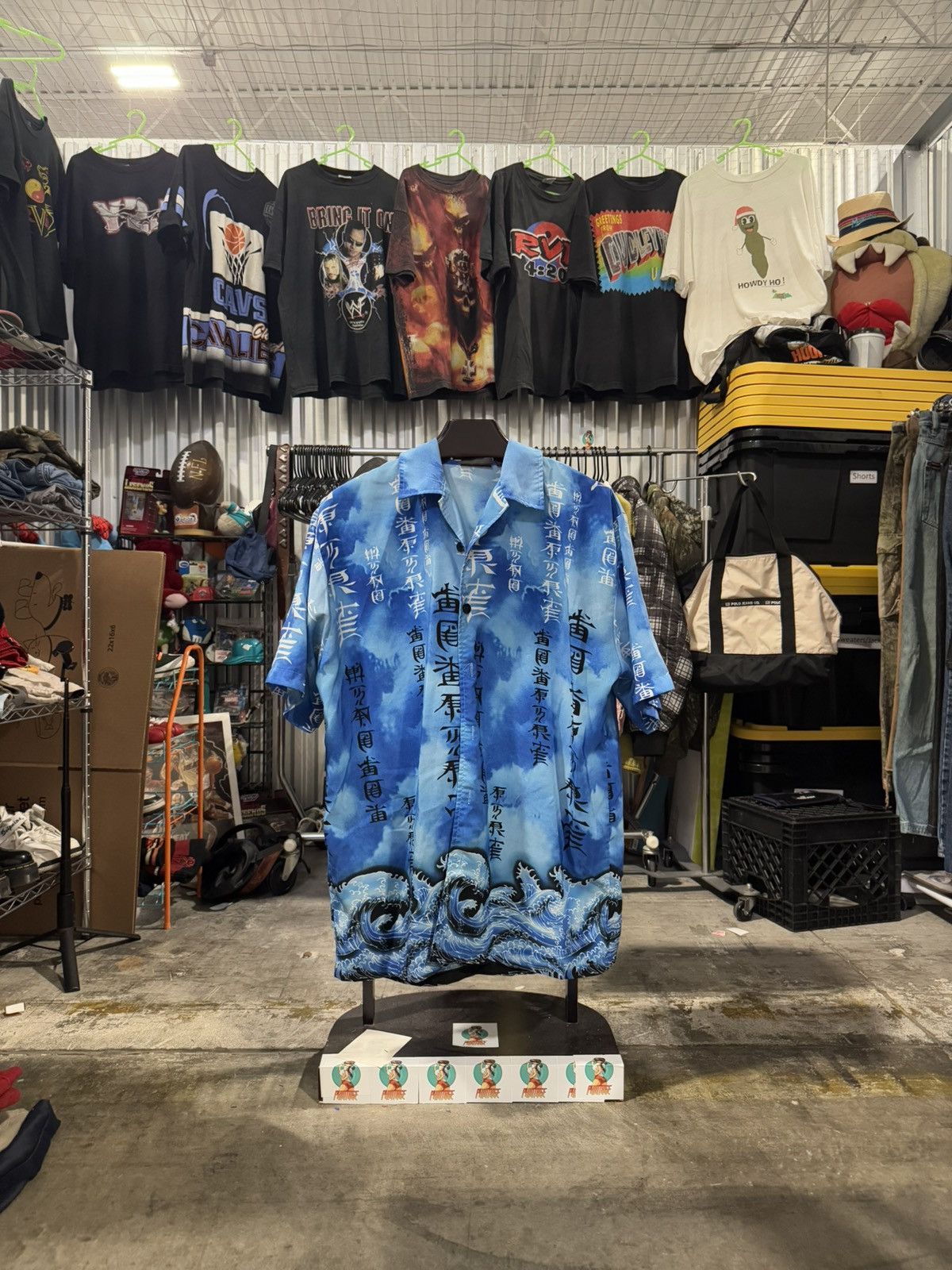Other Y2K Vintae Chinese Waves Button Up XL Size US XL / EU 56 / 4 - 1 Thumbnail