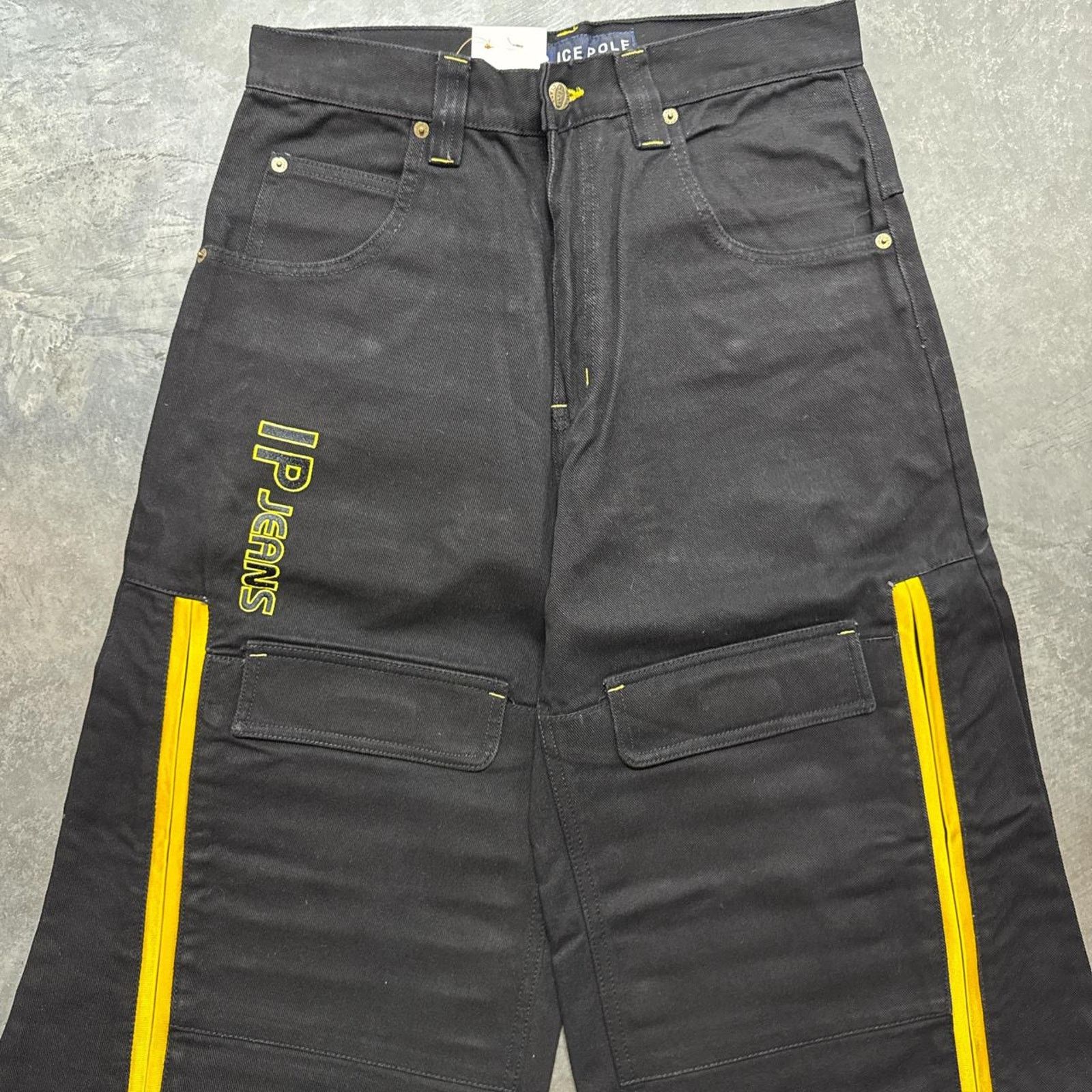 JNCO × Vintage Vintage Y2K Ice Pole Wide Leg Baggy JNCO Style Denim Jeans Size US 32 / EU 48 - 2 Thumbnail