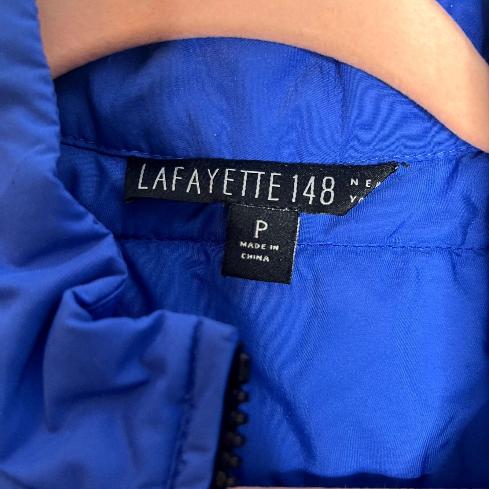 Lafayette 148 Lafayette 148 New York Blue Quilted Puffer Vest Petite P Size XS / US 0-2 / IT 36-38 - 2 Thumbnail