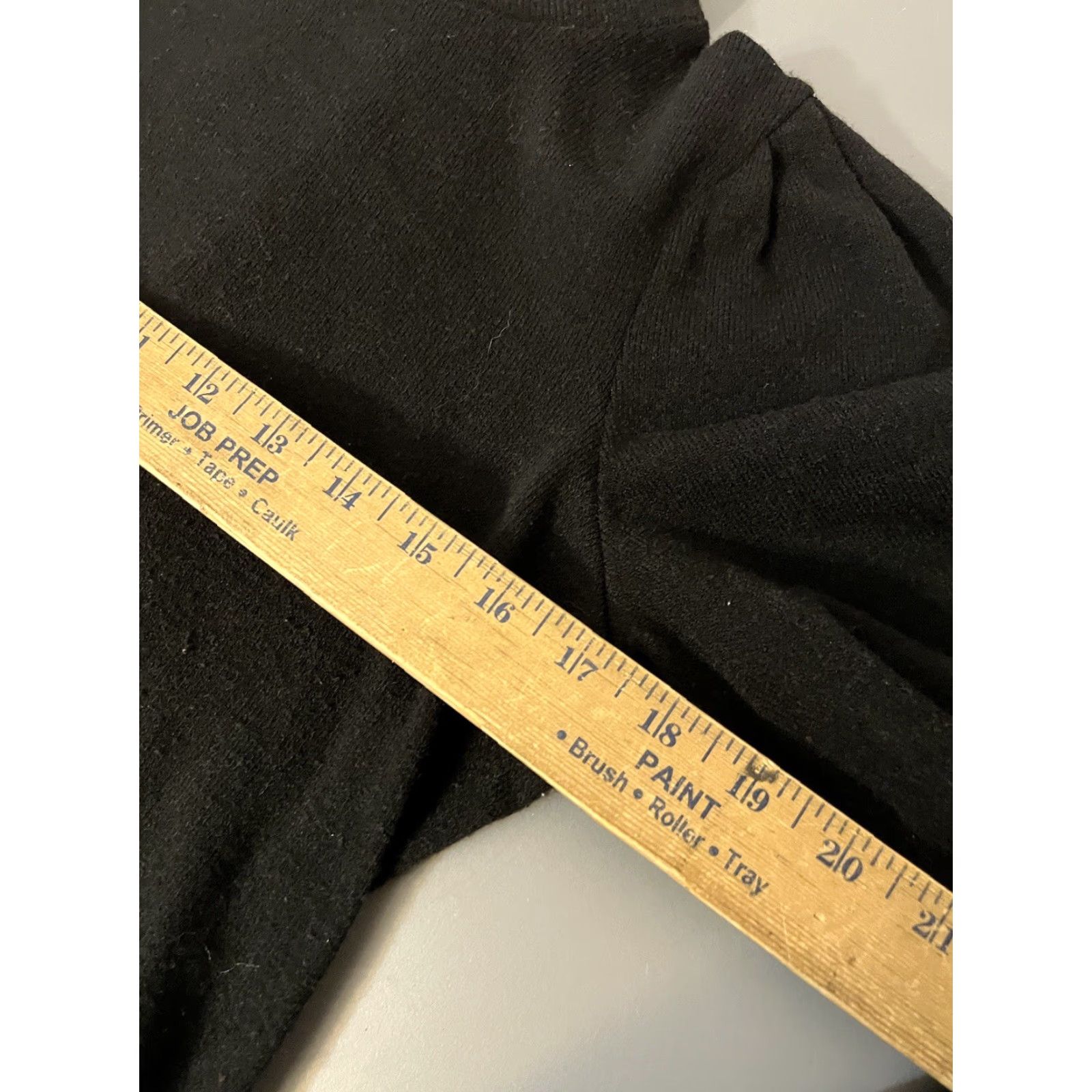 Madewell Madewell Sweater Womens M Black Crew Neck Puff Shoulder Long Sleeve Pullover Size M / US 6-8 / IT 42-44 - 5 Thumbnail