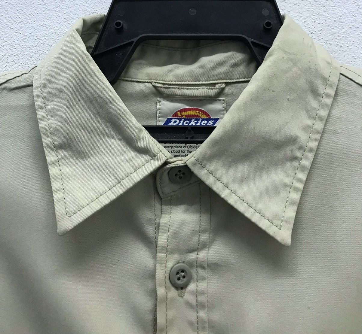 Dickies × Vintage Vintage Dickies Long Sleeve Shirt Button Up Size US L / EU 52-54 / 3 - 3 Thumbnail