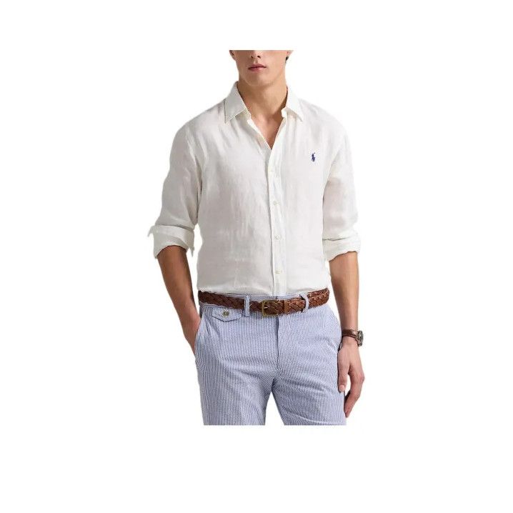 Polo Ralph Lauren Polo Ralph Lauren Pony Logo Long-Sleeve Button-Up Shirt Size US XL / EU 56 / 4 - 1 Thumbnail