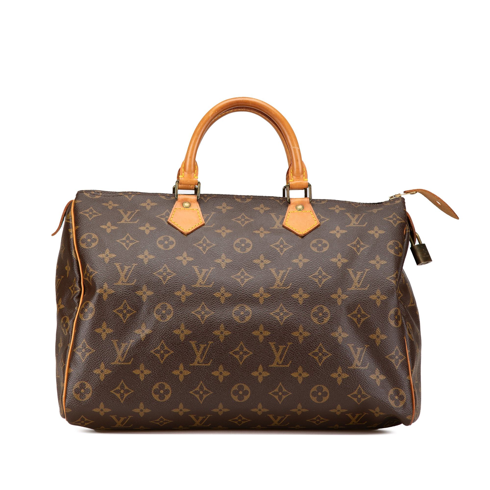 Louis Vuitton Louis Vuitton Monogram Speedy 35 Brown Size ONE SIZE - 1 Thumbnail