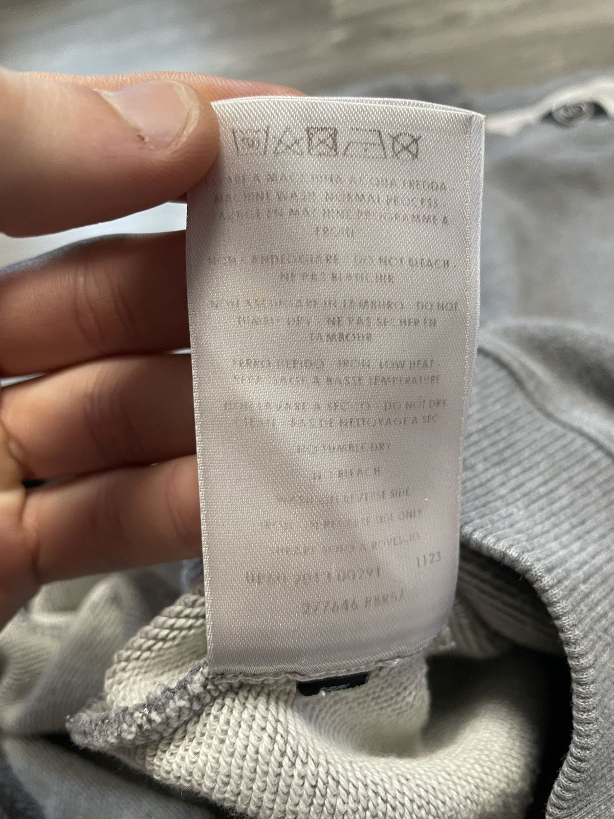 Alexander McQueen Alexander McQueen Big Logo Gray Sweatshirt Crewneck Size US M / EU 48-50 / 2 - 14 Thumbnail